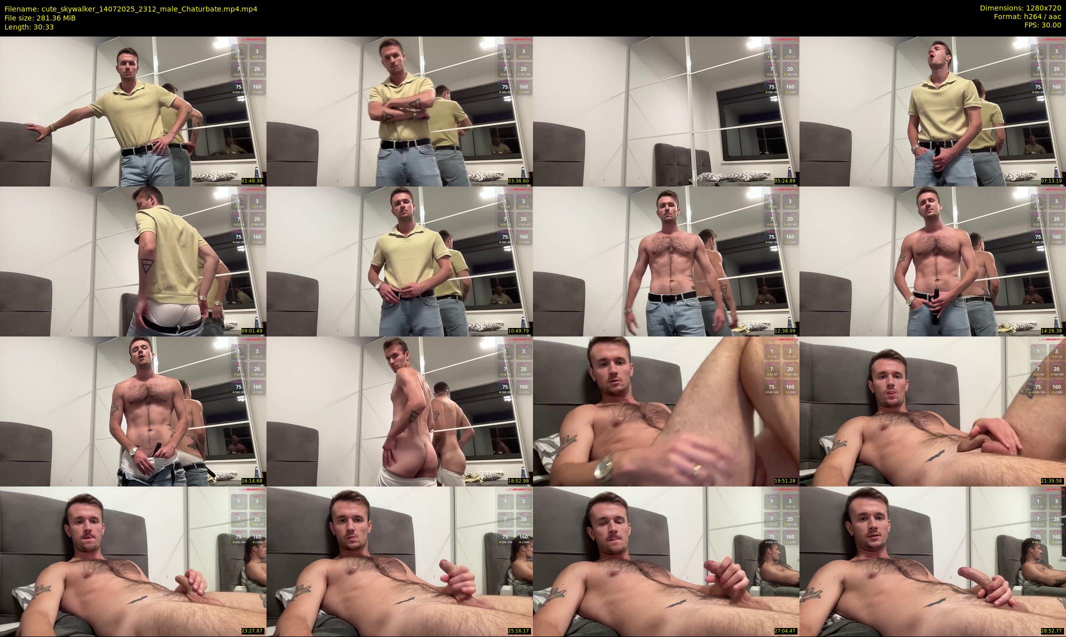cute_skywalker — 31 minute Chaturbate male cam show recording, 720p, Jul 14, 2025