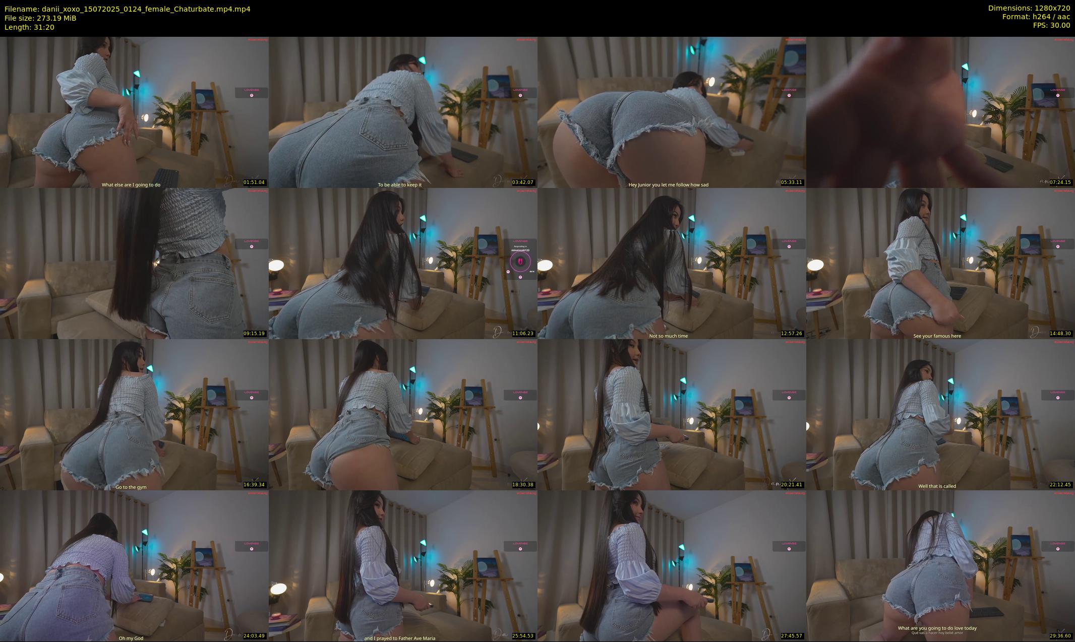 danii_xoxo — 32 minute Chaturbate female cam show recording, 720p, Jul 15, 2025