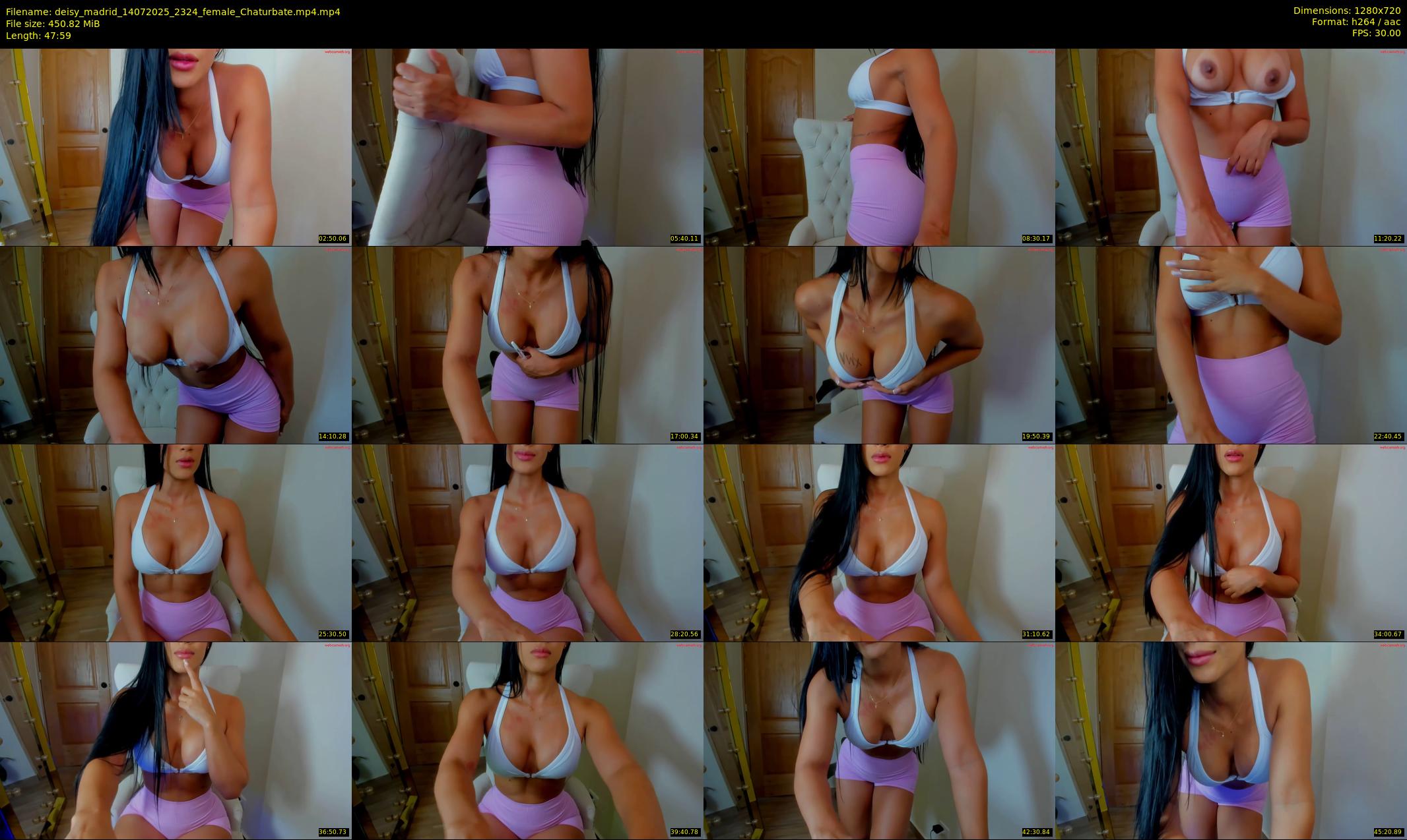 deisy_madrid — 48 minute Chaturbate female cam show recording, 720p, Jul 14, 2025