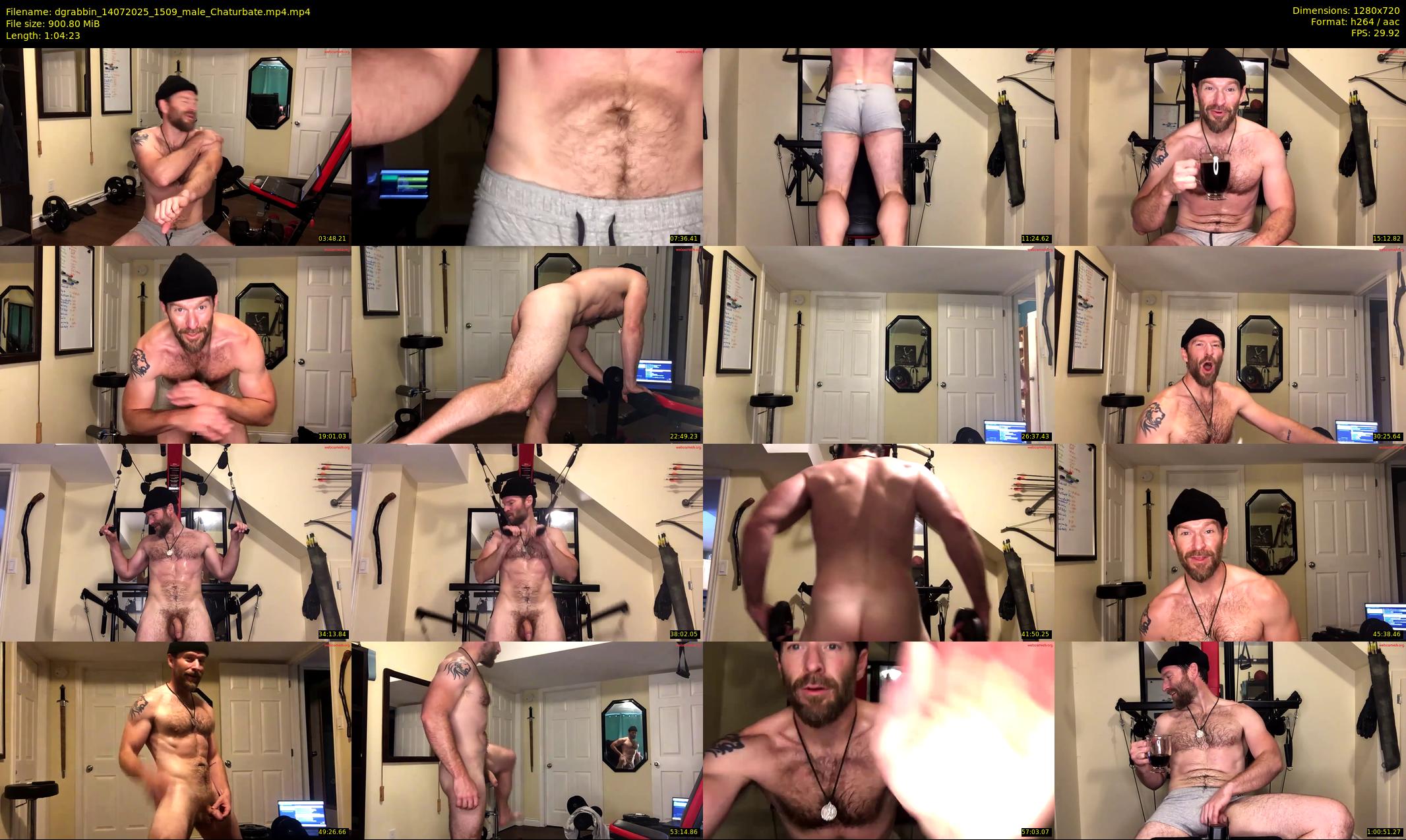 dgrabbin — 65 minute Chaturbate male cam show recording, 720p, Jul 14, 2025