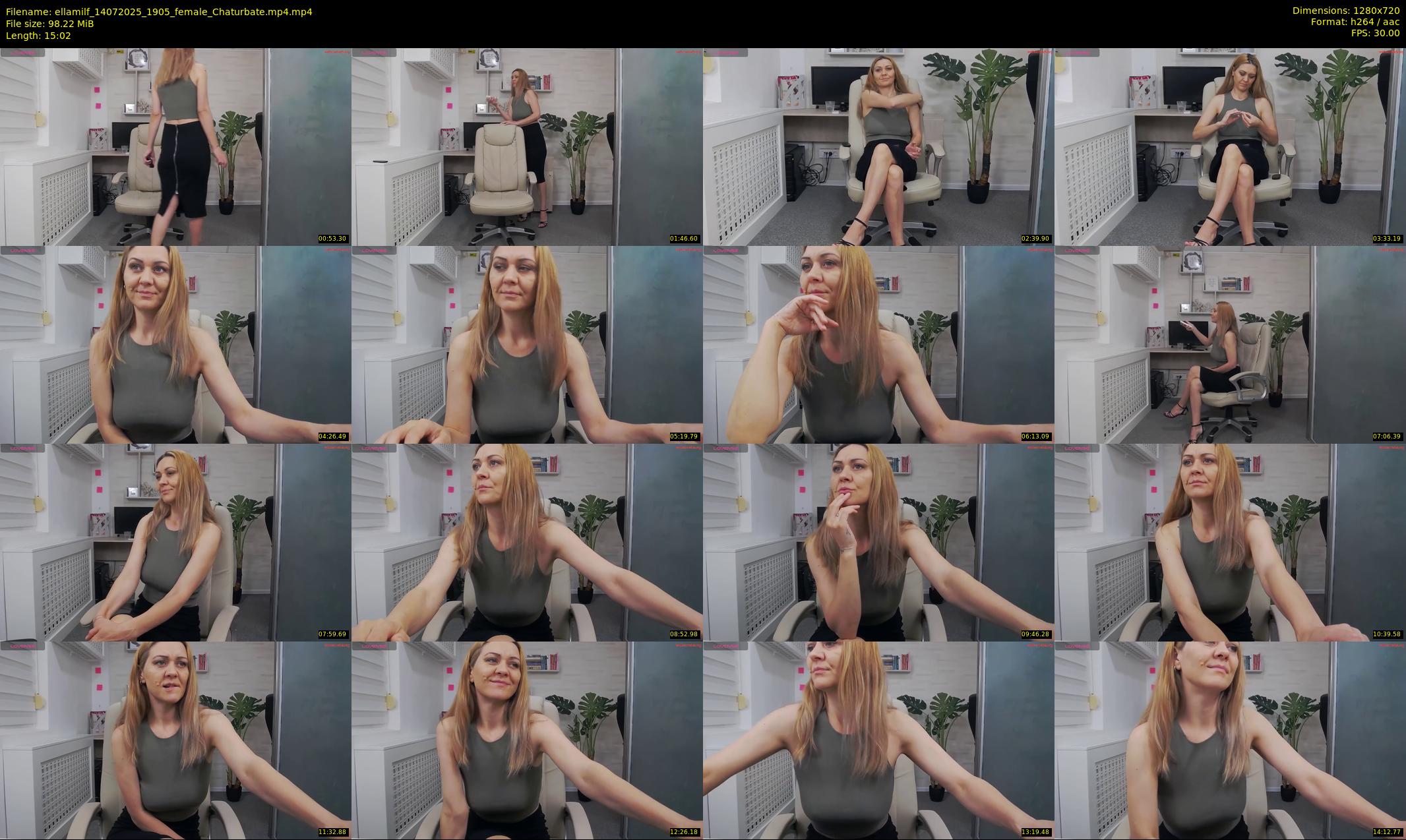 ellamilf — 16 minute Chaturbate female cam show recording, 720p, Jul 14, 2025