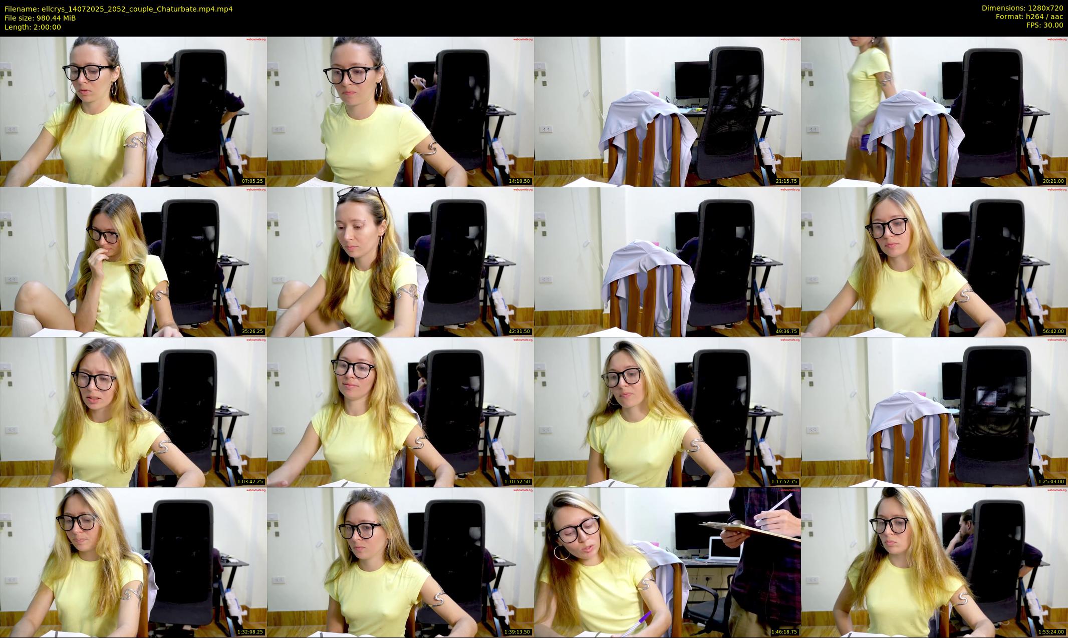 ellcrys — 120 minute Chaturbate couple cam show recording, 720p, Jul 14, 2025