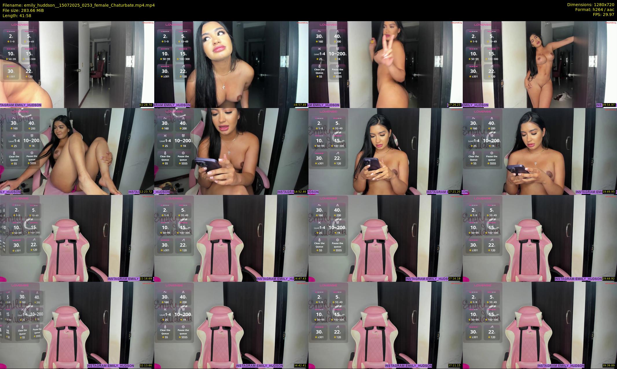 emily_huddson_ — 42 minute Chaturbate female cam show recording, 720p, Jul 15, 2025