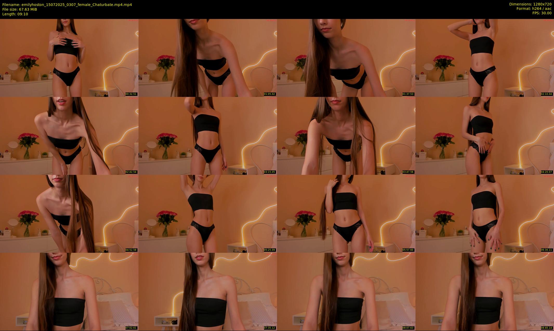 emilyhoston — 10 minute Chaturbate female cam show recording, 720p, Jul 15, 2025