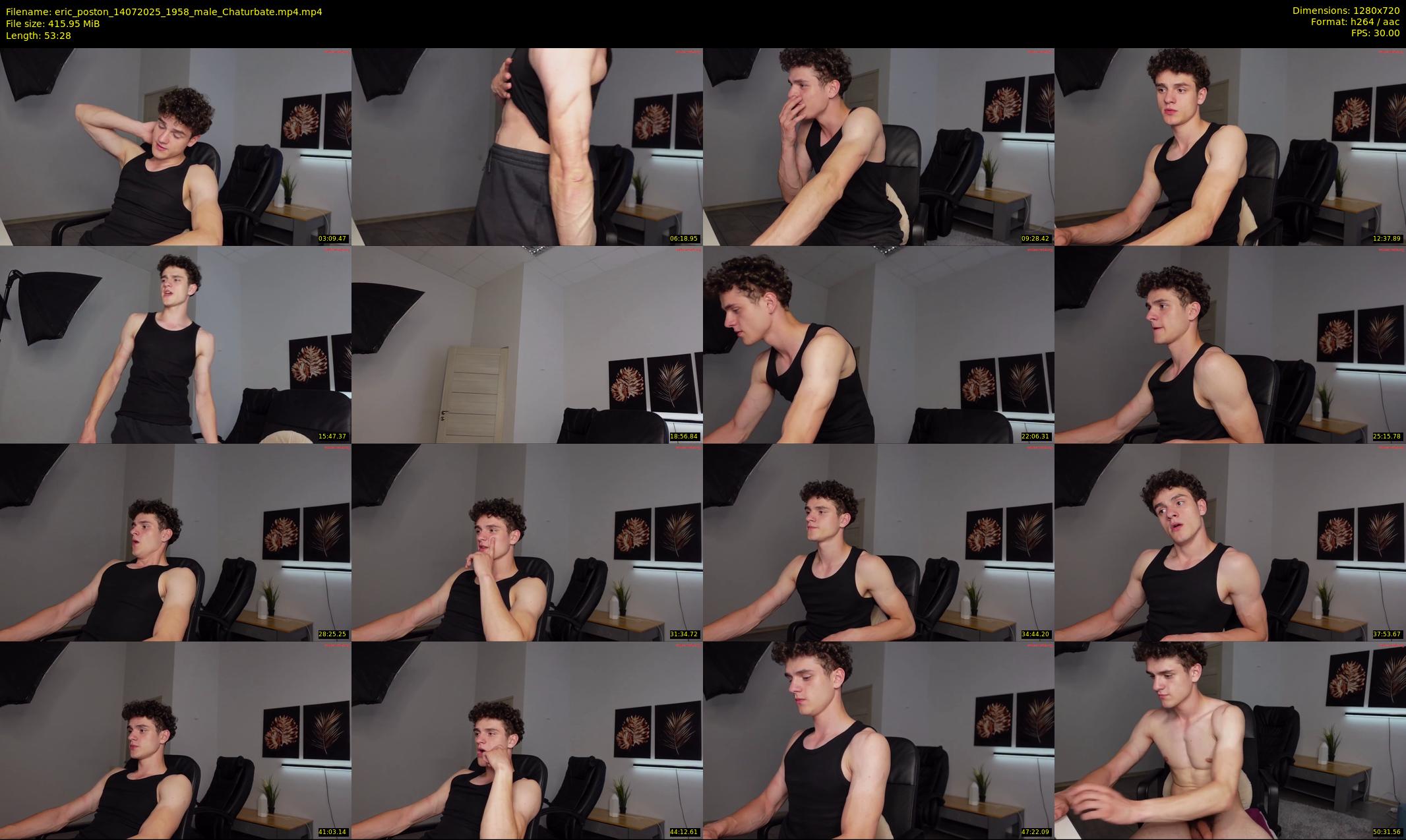 eric_poston — 54 minute Chaturbate male cam show recording, 720p, Jul 14, 2025
