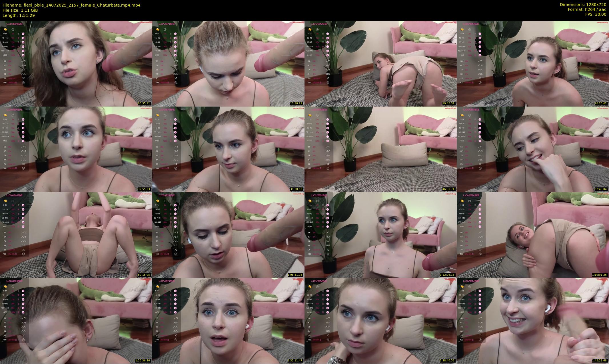 flexi_pixie — 112 minute Chaturbate female cam show recording, 720p, Jul 14, 2025