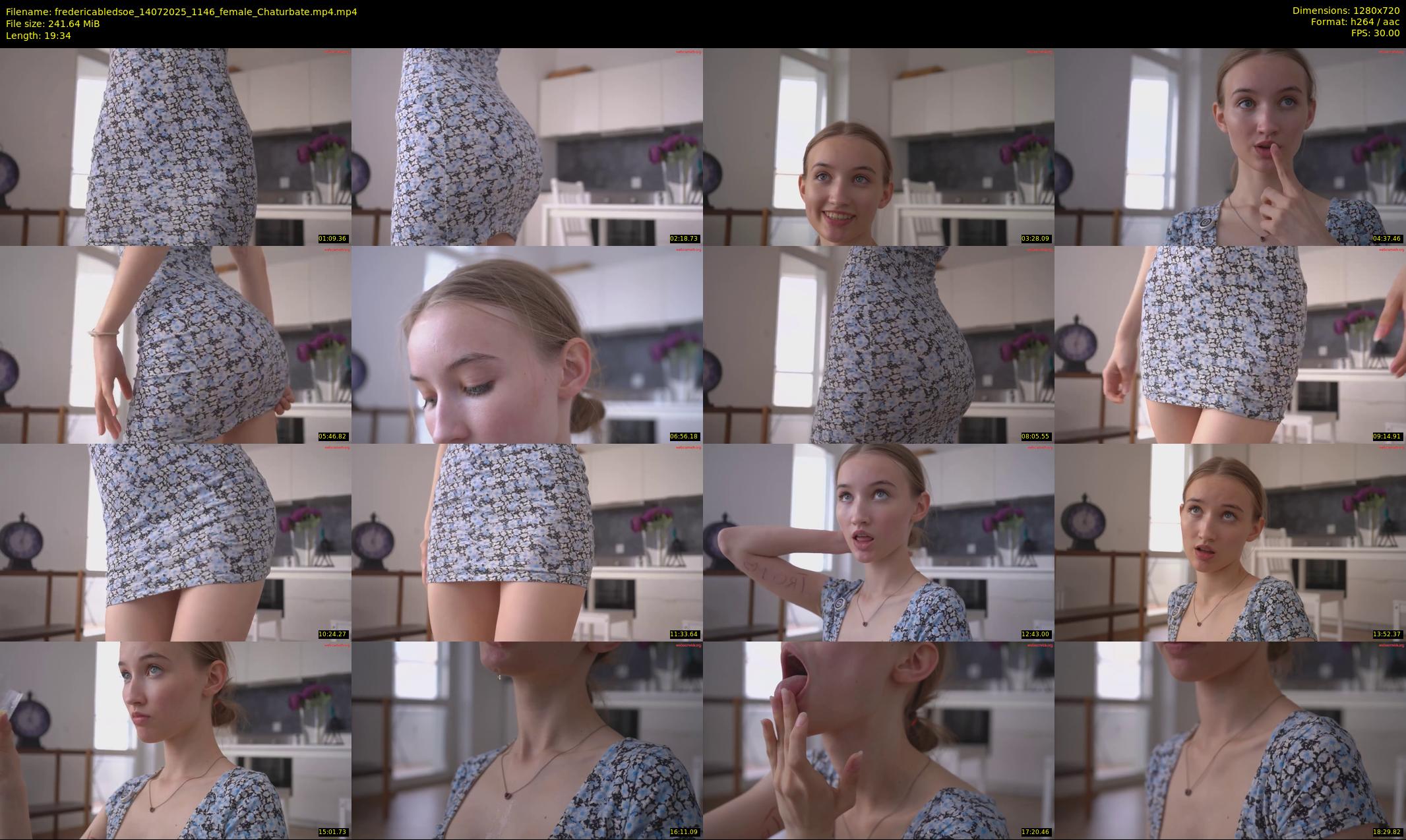 fredericabledsoe — 20 minute Chaturbate female cam show recording, 720p, Jul 14, 2025