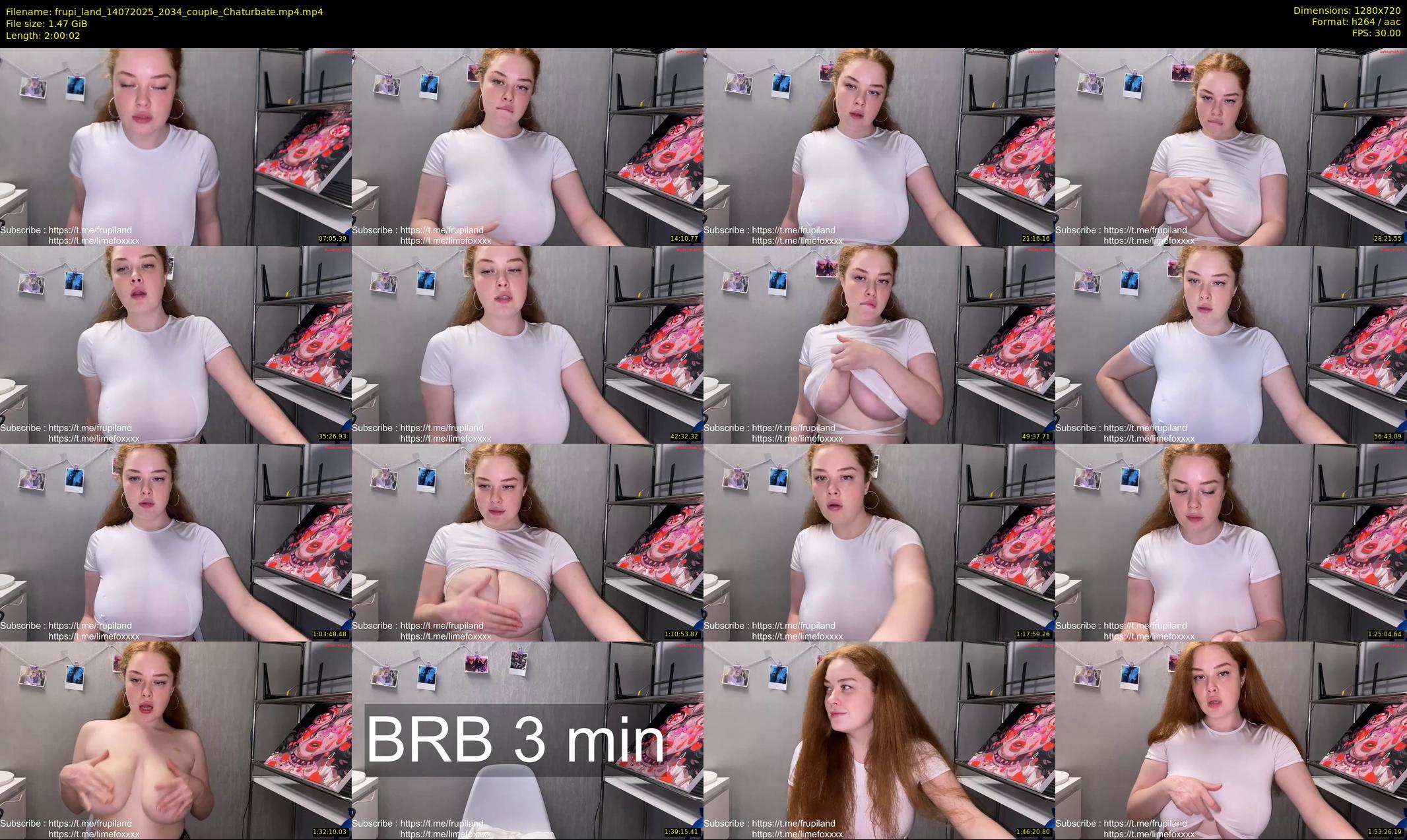 frupi_land — 121 minute Chaturbate couple cam show recording, 720p, Jul 14, 2025