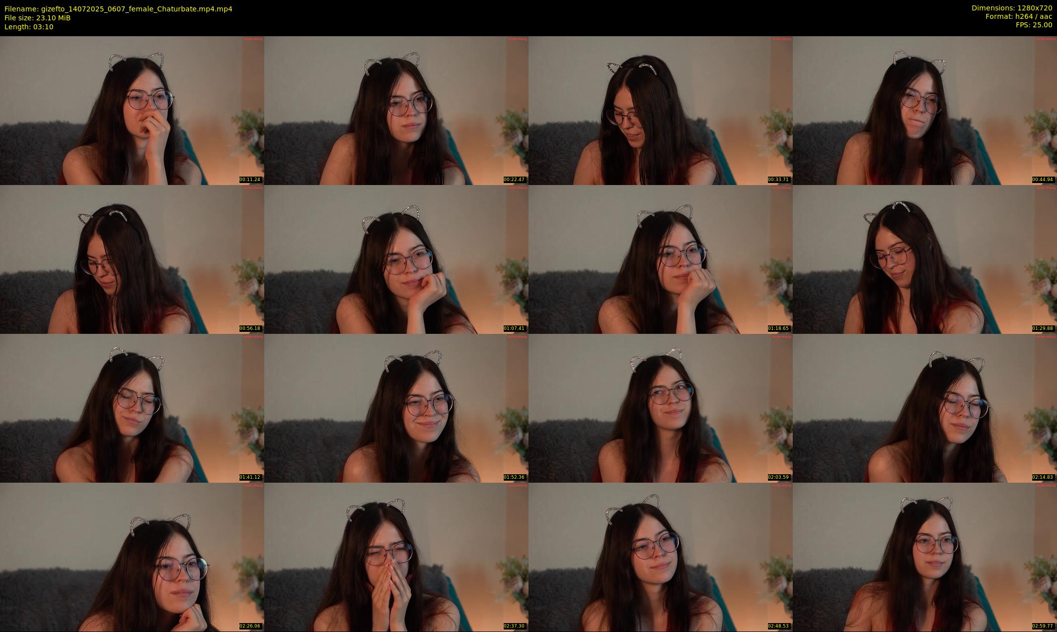 gizefto — 4 minute Chaturbate female cam show recording, 720p, Jul 14, 2025