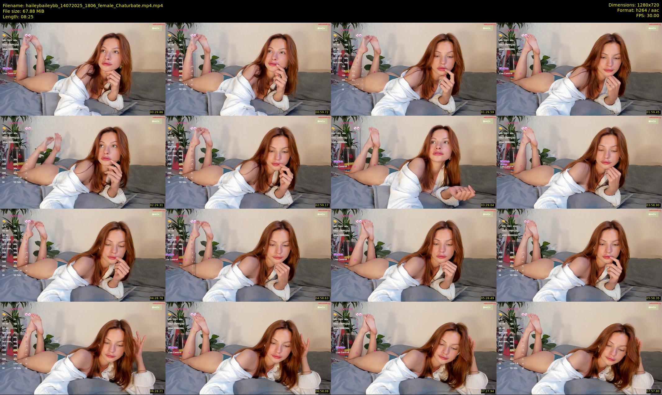 haileybaileybb — 9 minute Chaturbate female cam show recording, 720p, Jul 14, 2025