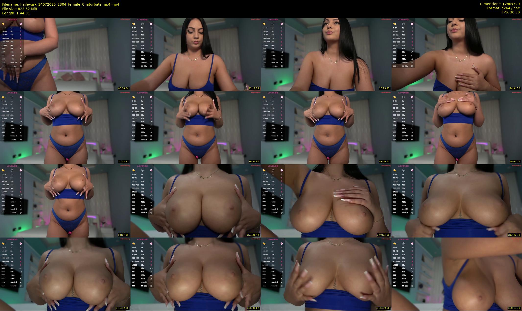 haileygrx — 105 minute Chaturbate female cam show recording, 720p, Jul 14, 2025