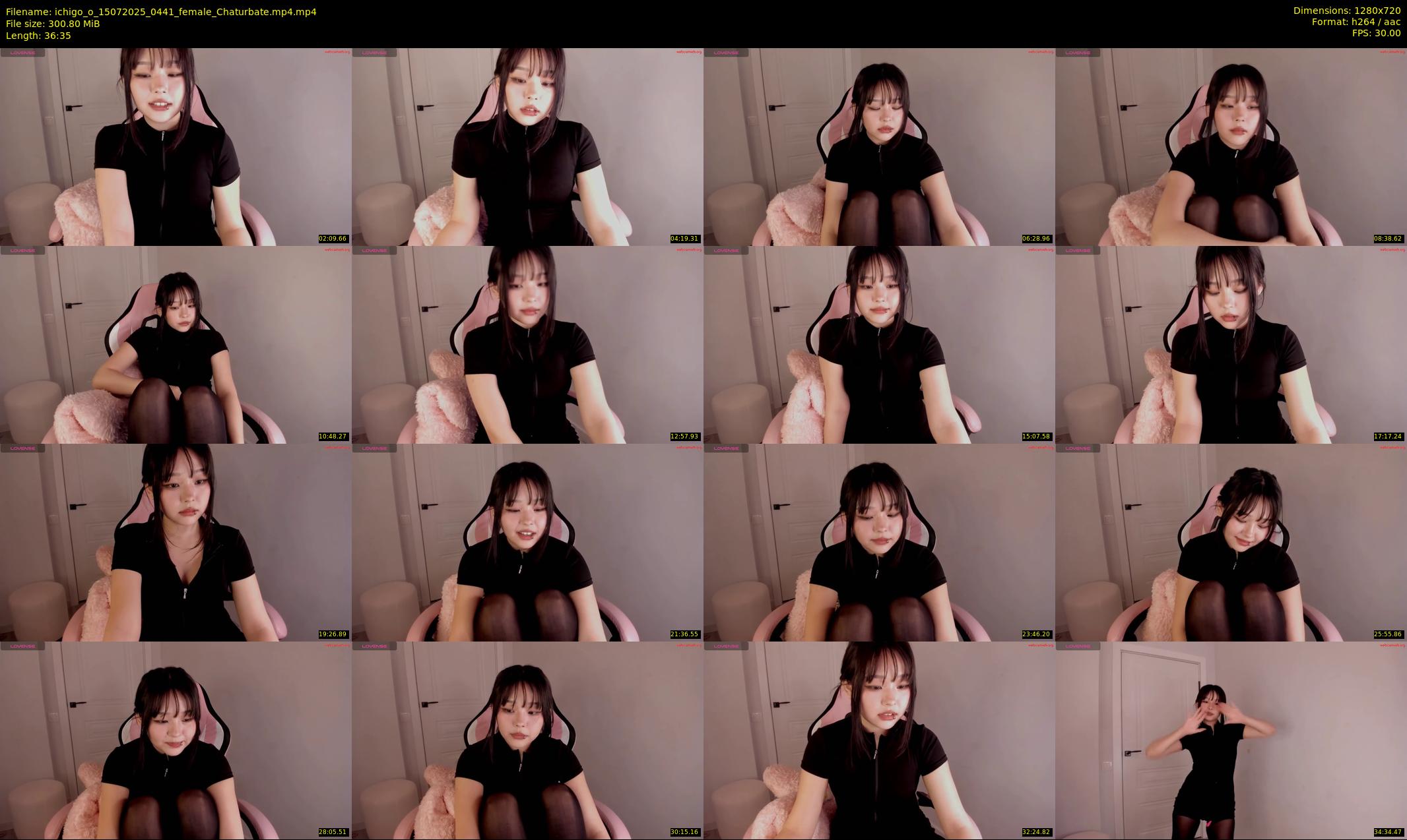 ichigo_o — 37 minute Chaturbate female cam show recording, 720p, Jul 15, 2025