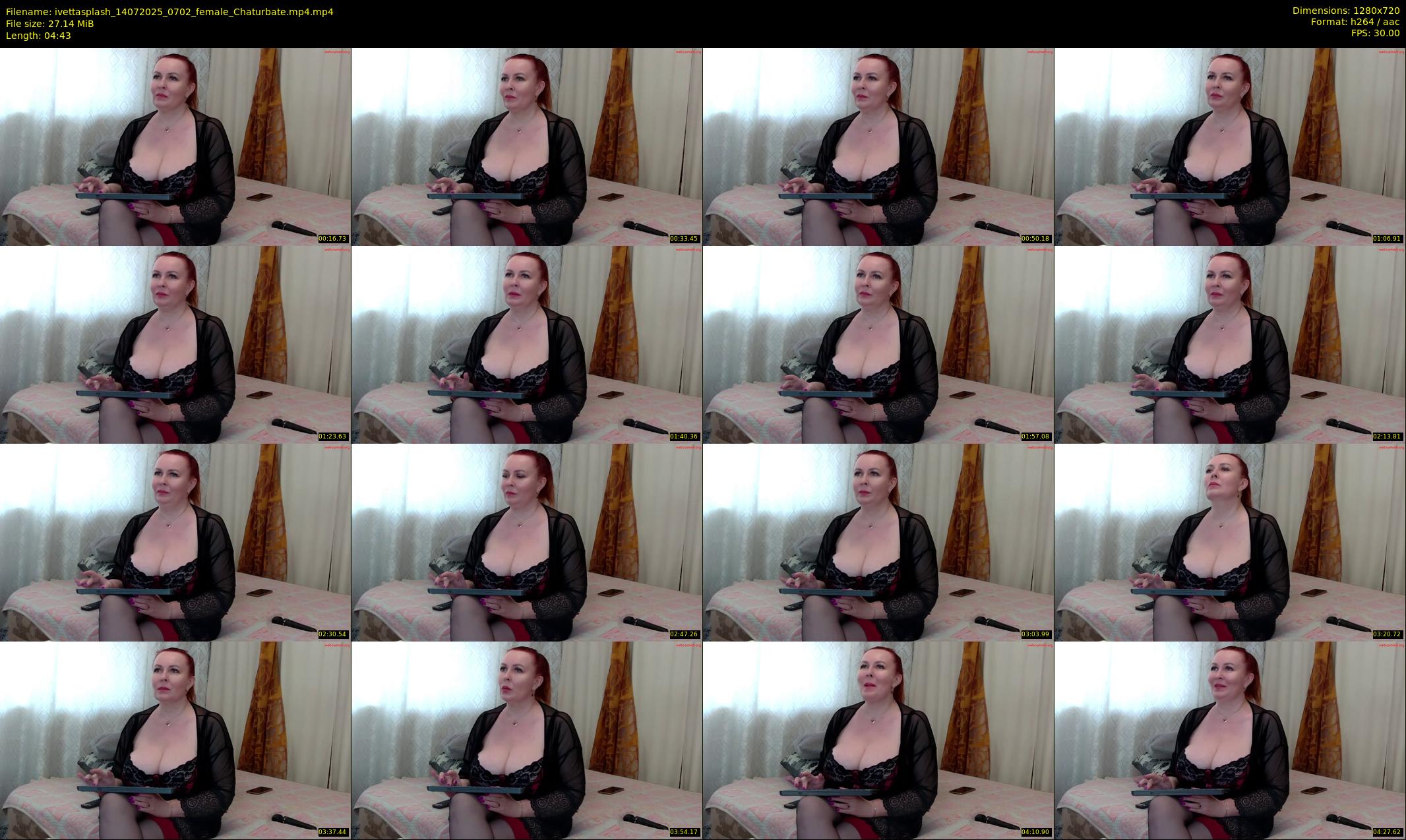 ivettasplash — 5 minute Chaturbate female cam show recording, 720p, Jul 14, 2025