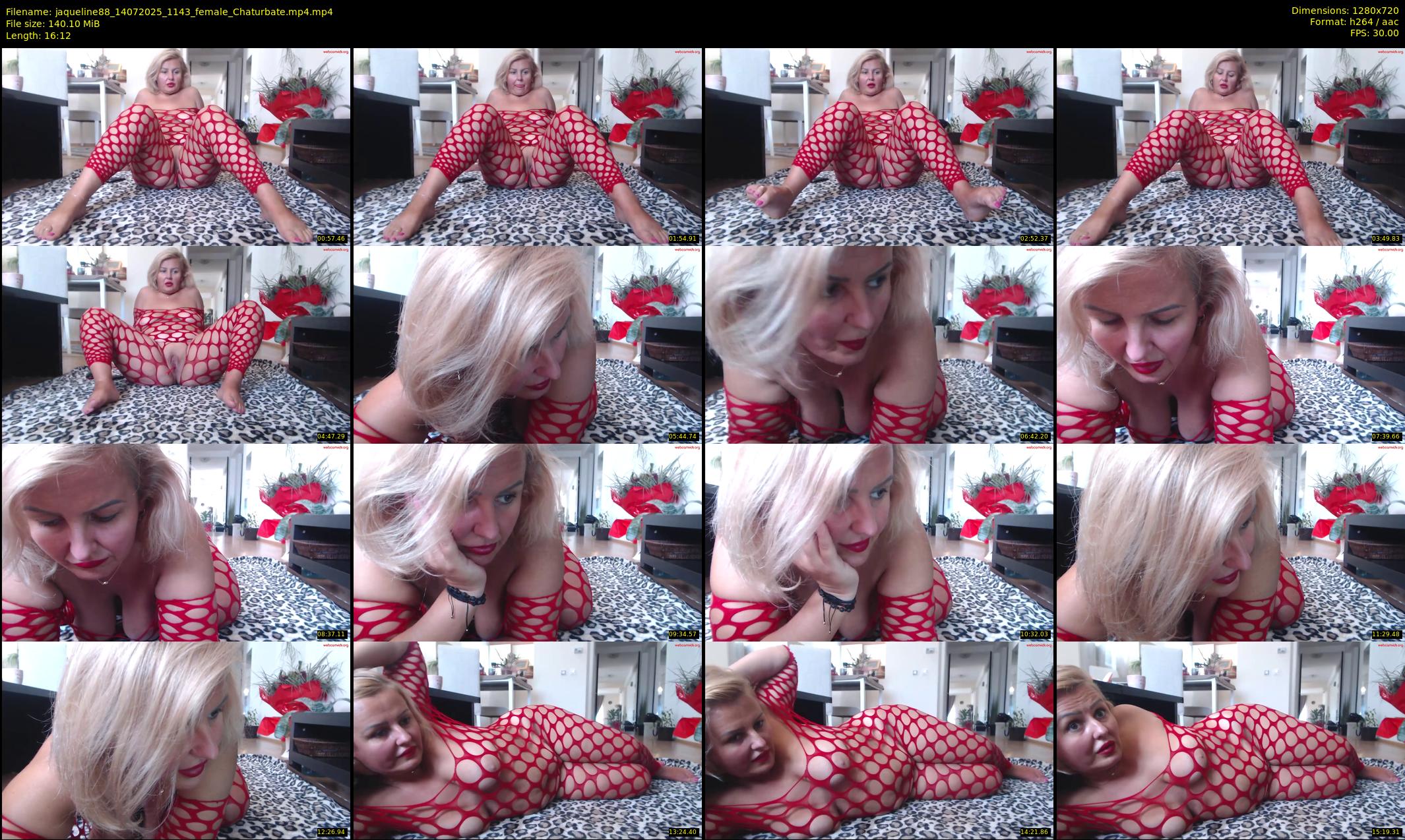 jaqueline88 — 17 minute Chaturbate female cam show recording, 720p, Jul 14, 2025