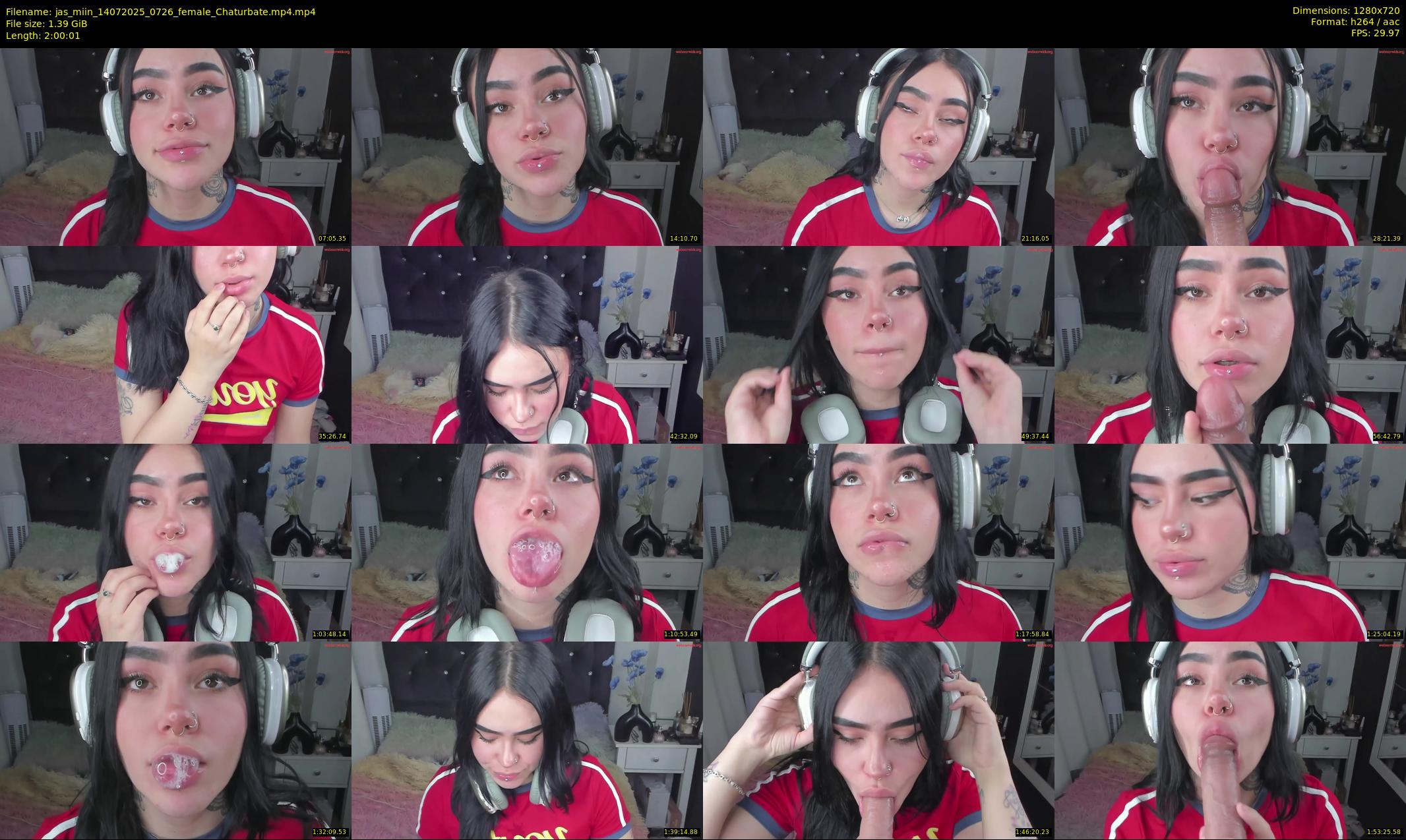 jas_miin — 121 minute Chaturbate female cam show recording, 720p, Jul 14, 2025