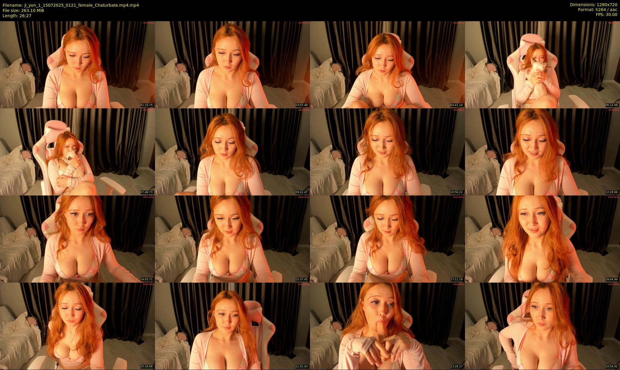 ji_yon_1 — 27 minute Chaturbate female cam show recording, 720p, Jul 15, 2025