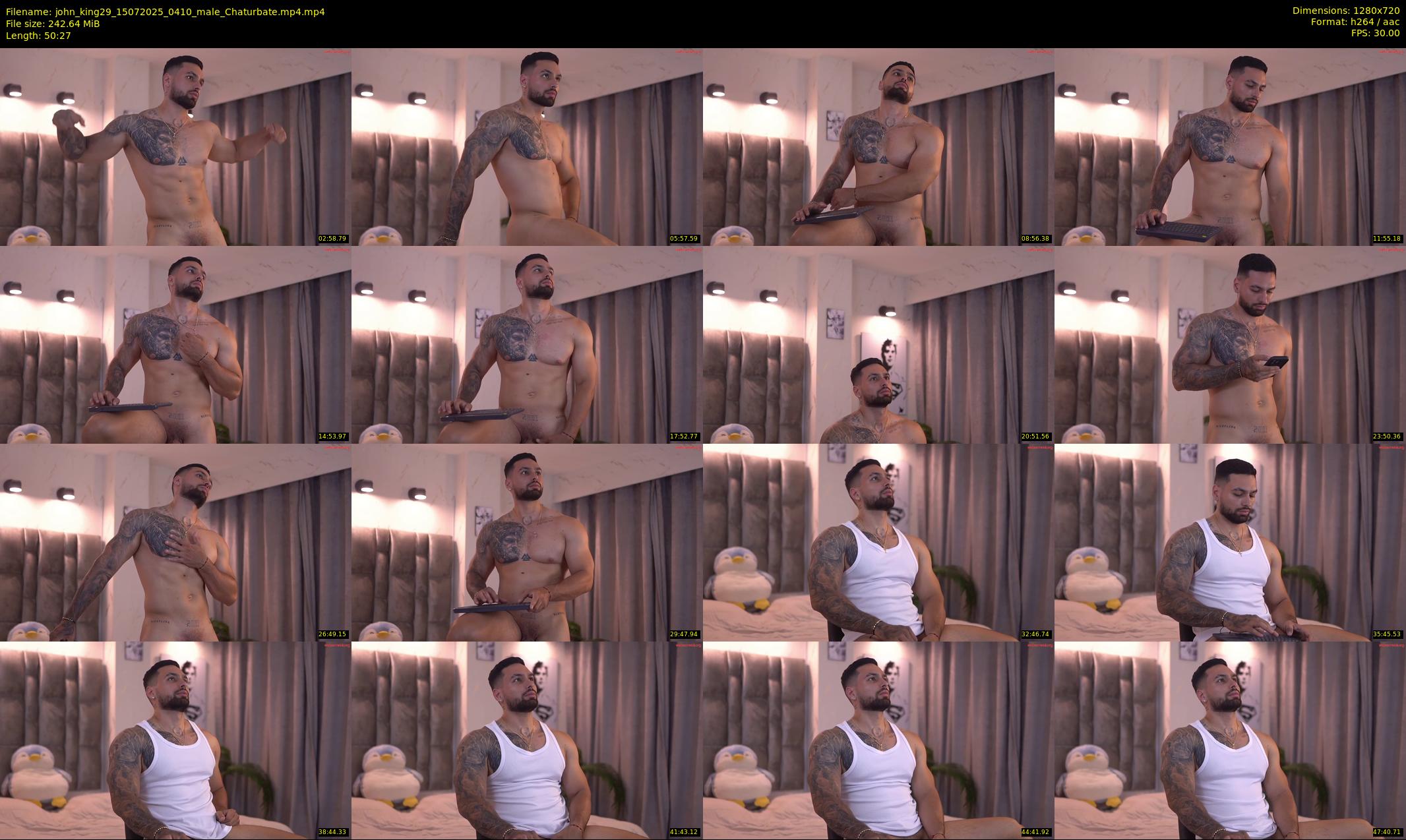 john_king29 — 51 minute Chaturbate male cam show recording, 720p, Jul 15, 2025