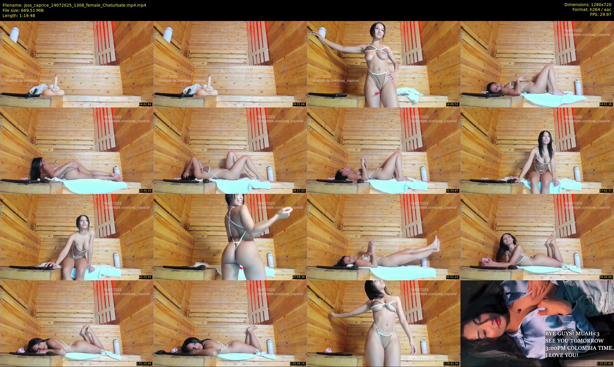 joss_caprice — 80 minute Chaturbate female cam show recording, 720p, Jul 14, 2025