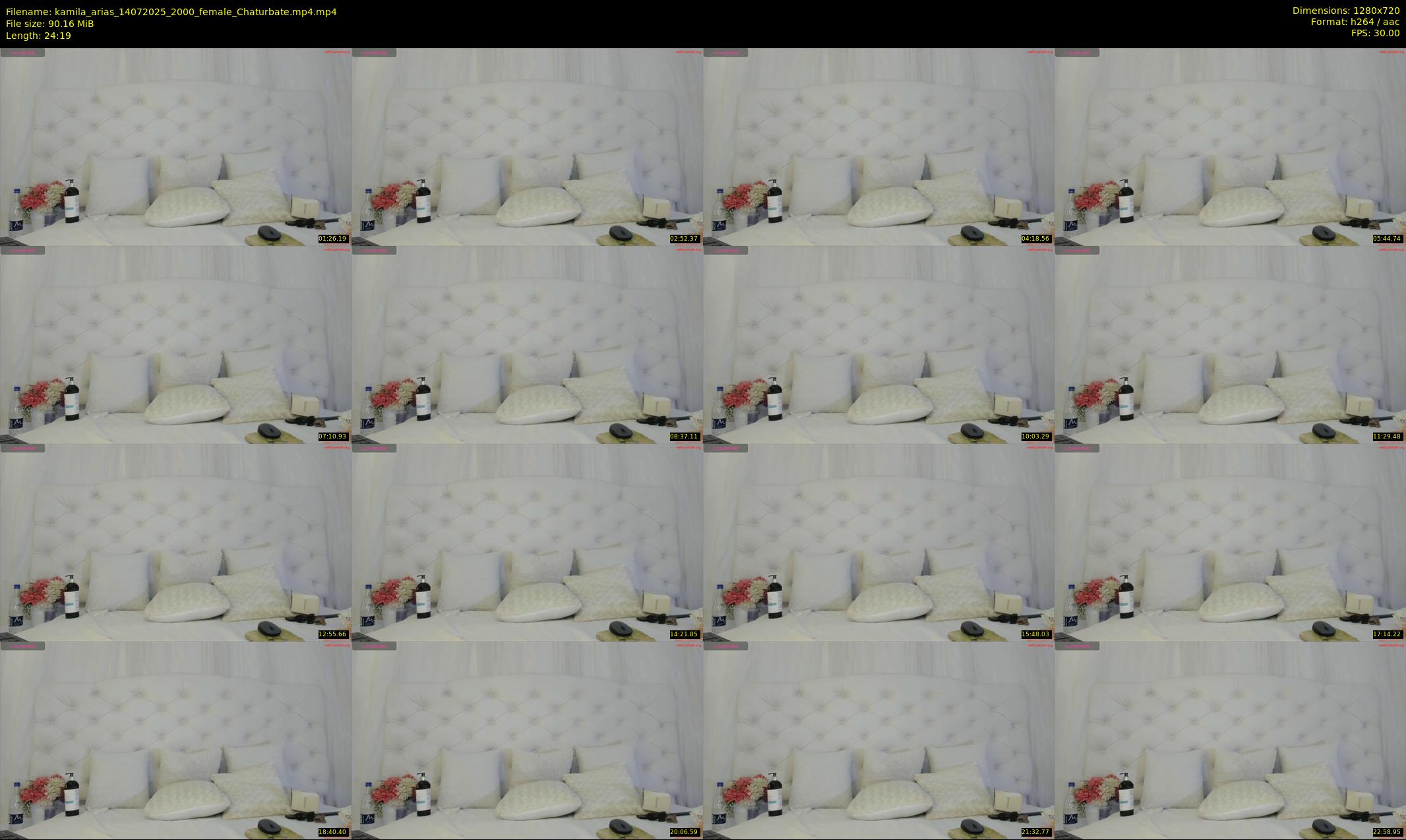 kamila_arias — 25 minute Chaturbate female cam show recording, 720p, Jul 14, 2025