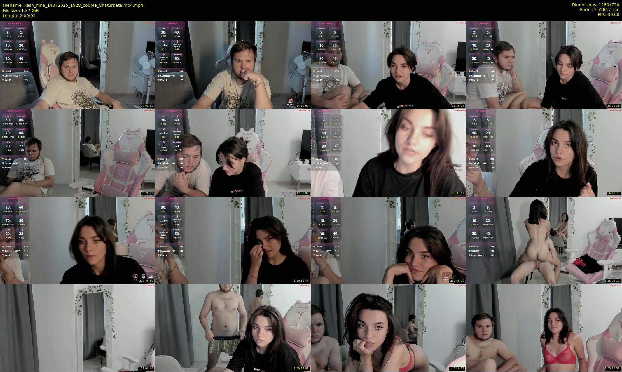kesh_mne — 121 minute Chaturbate female cam show recording, 720p, Jul 14, 2025