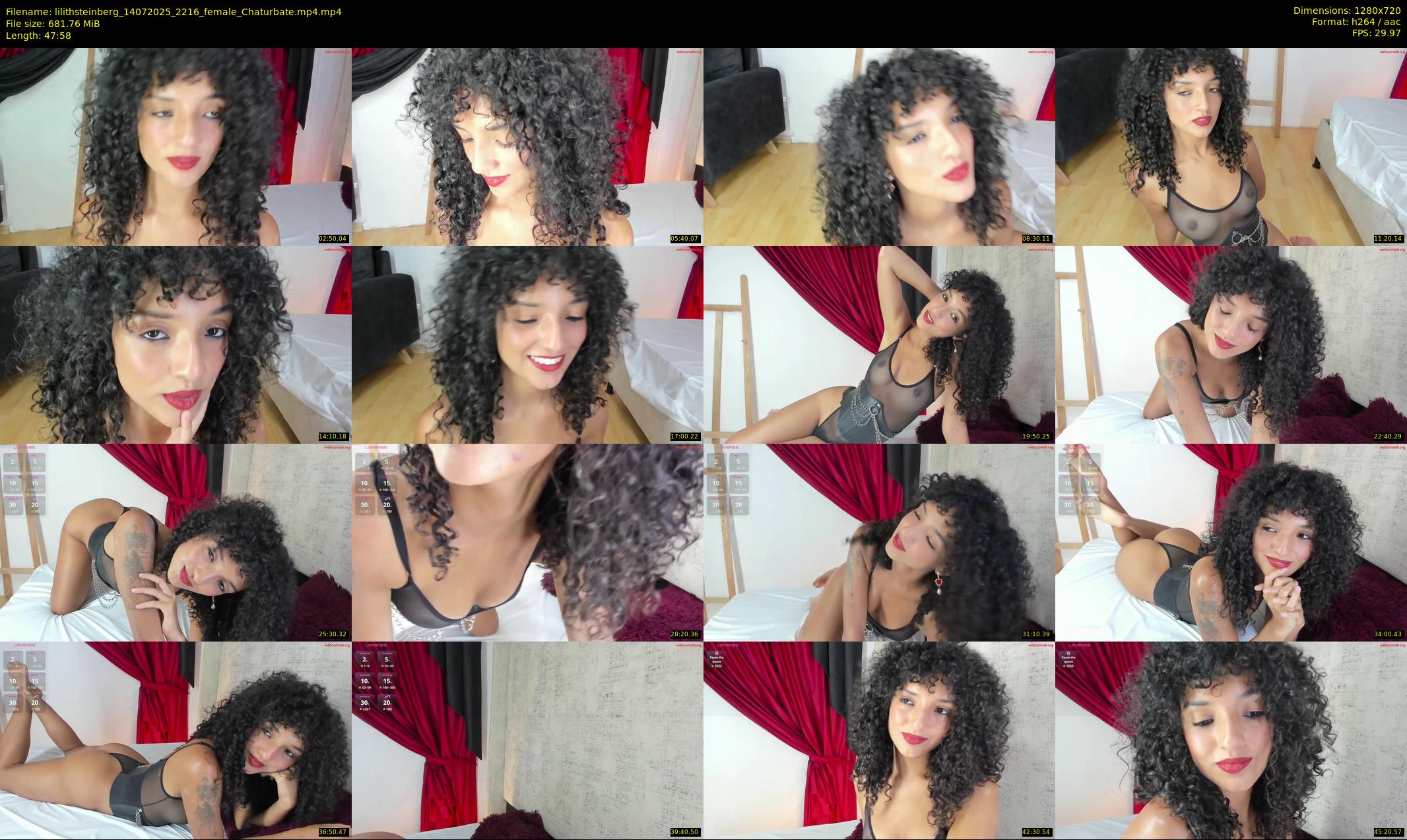 lilithsteinberg — 48 minute Chaturbate female cam show recording, 720p, Jul 14, 2025