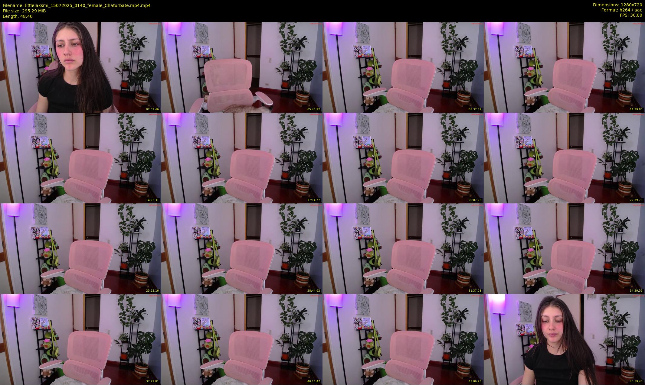 littlelaksmi — 49 minute Chaturbate female cam show recording, 720p, Jul 15, 2025