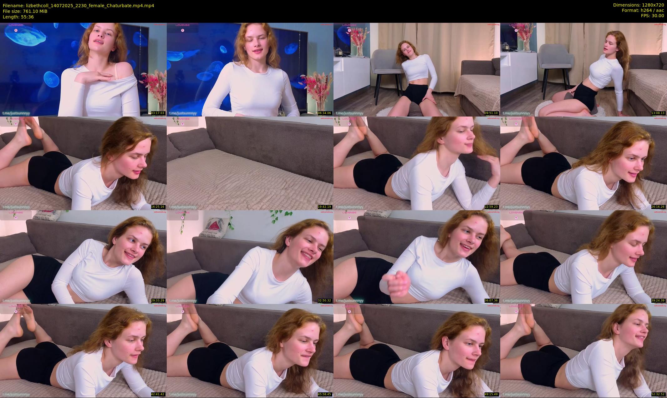 lizbethcoll — 56 minute Chaturbate female cam show recording, 720p, Jul 14, 2025