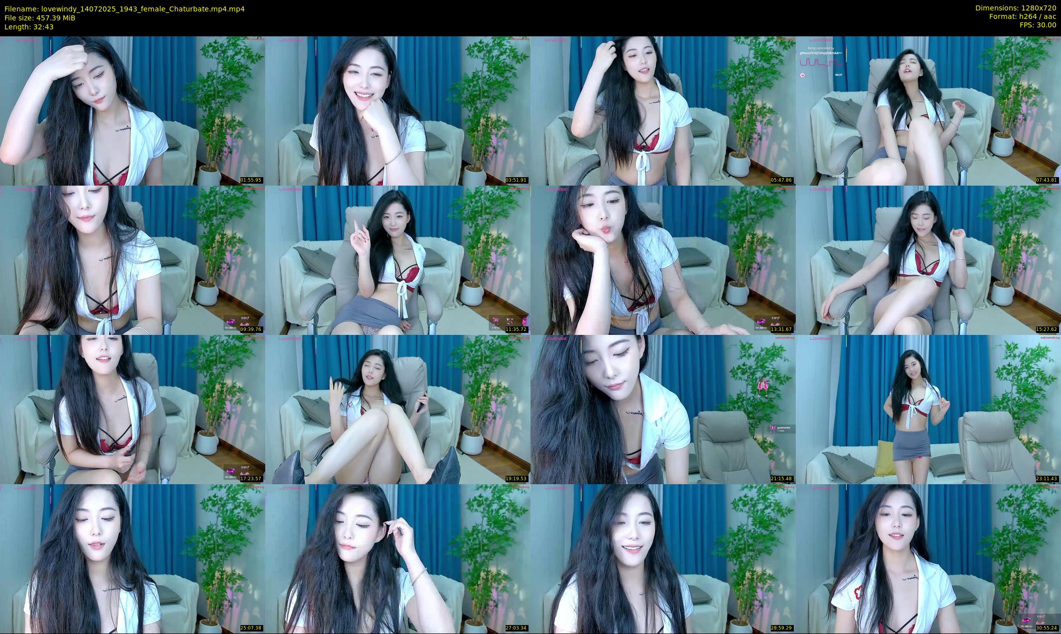 lovewindy — 33 minute Chaturbate female cam show recording, 720p, Jul 14, 2025
