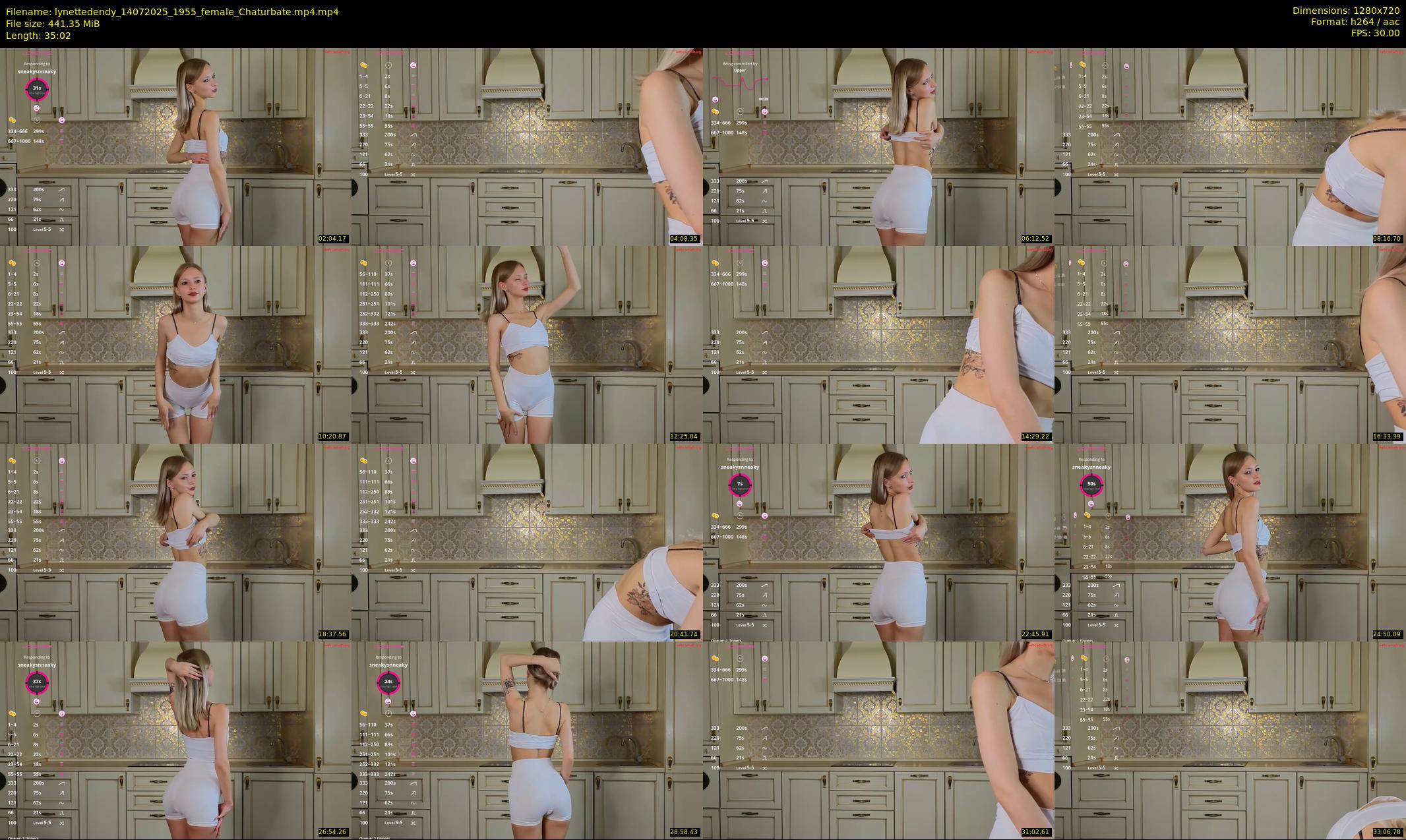 lynettedendy — 36 minute Chaturbate female cam show recording, 720p, Jul 14, 2025