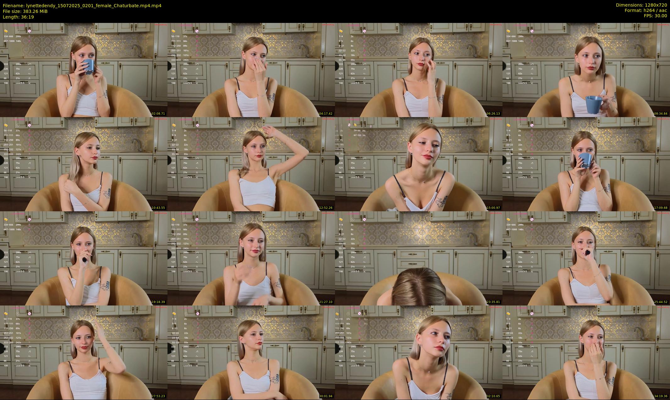 lynettedendy — 37 minute Chaturbate female cam show recording, 720p, Jul 15, 2025