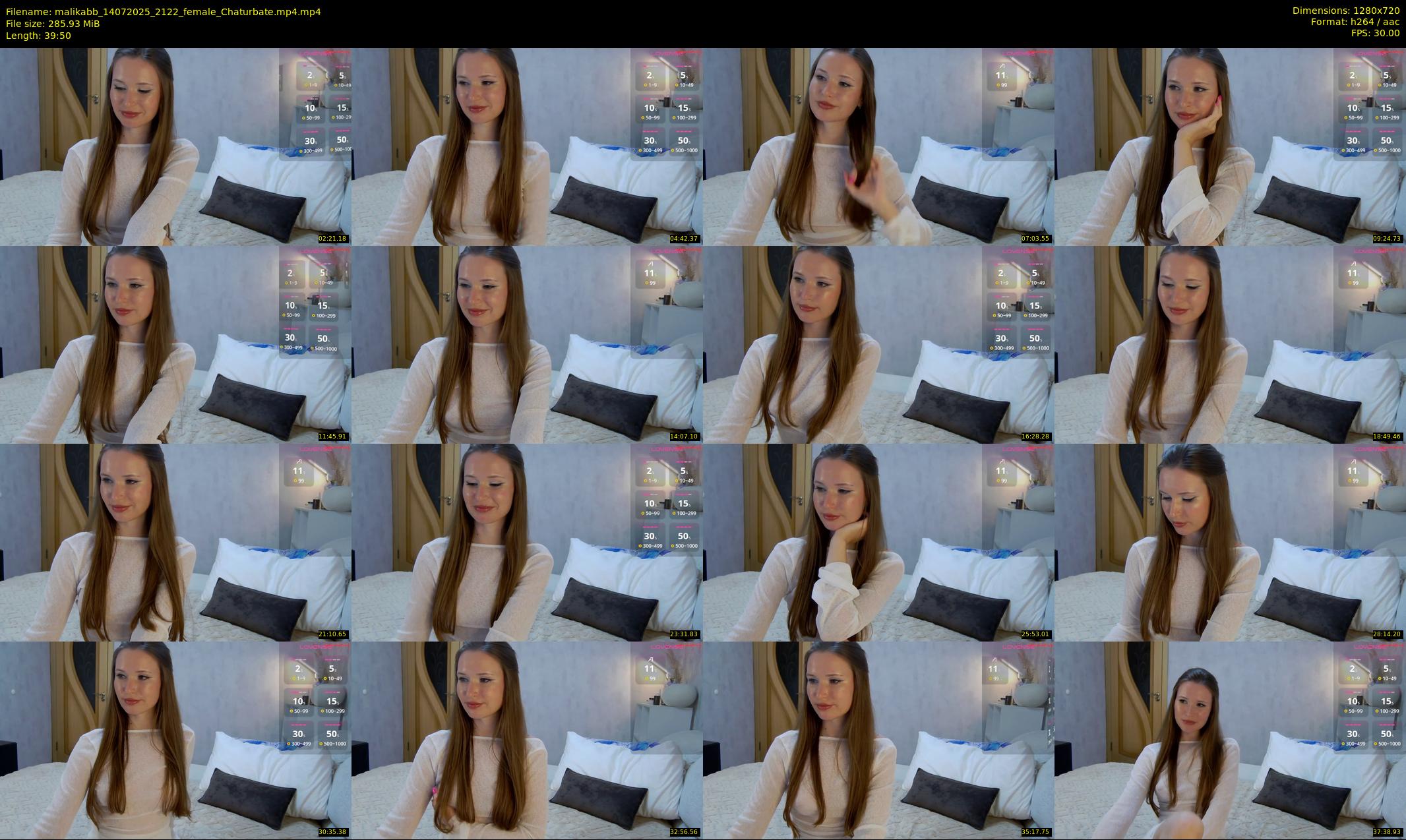 malikabb — 40 minute Chaturbate female cam show recording, 720p, Jul 14, 2025