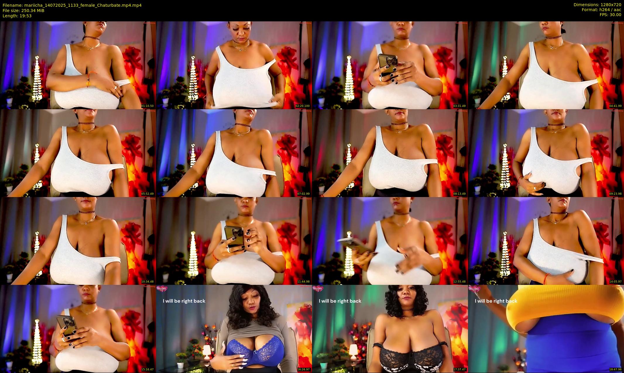 mariicha — 20 minute Chaturbate female cam show recording, 720p, Jul 14, 2025