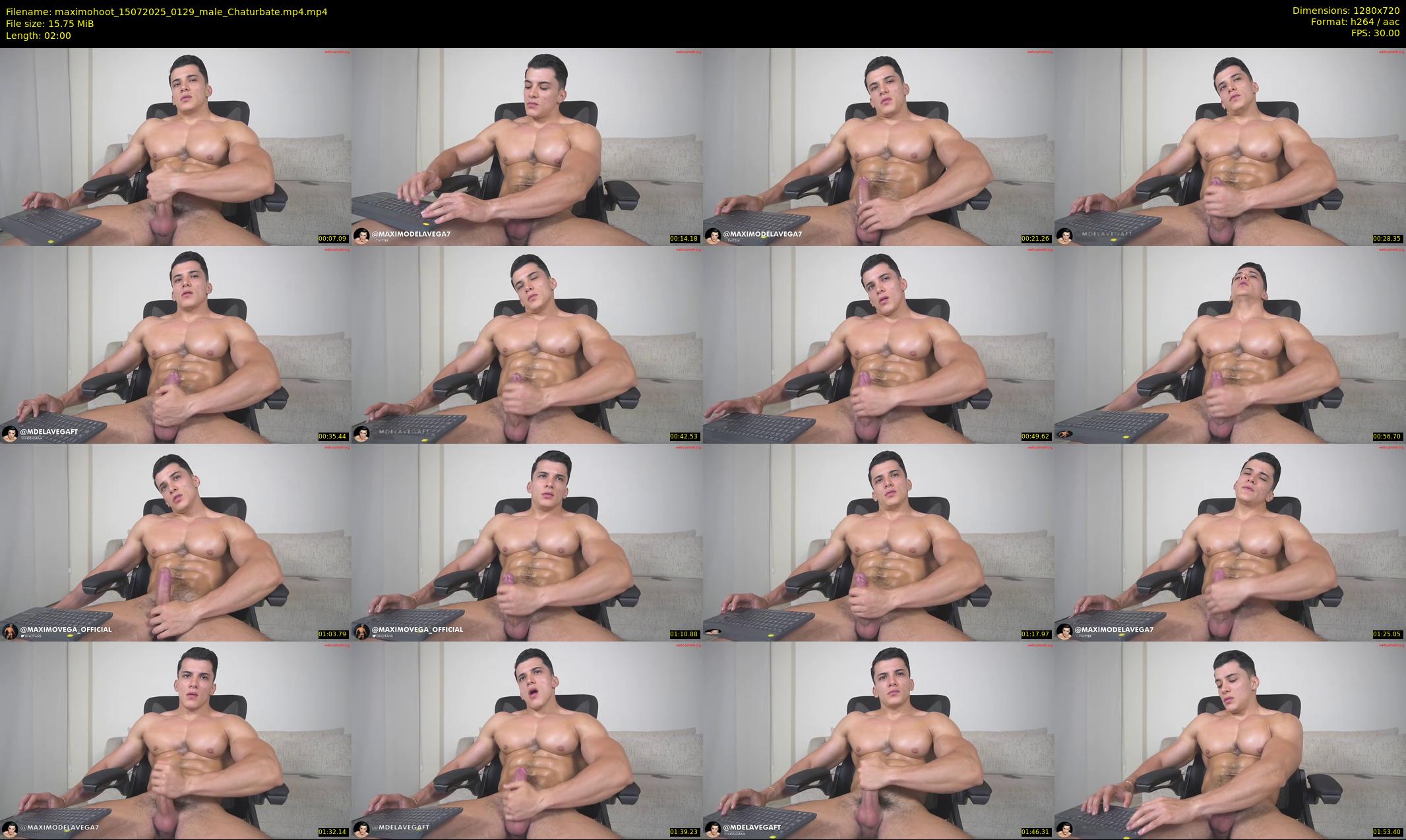 maximohoot — 2 minute Chaturbate male cam show recording, 720p, Jul 15, 2025