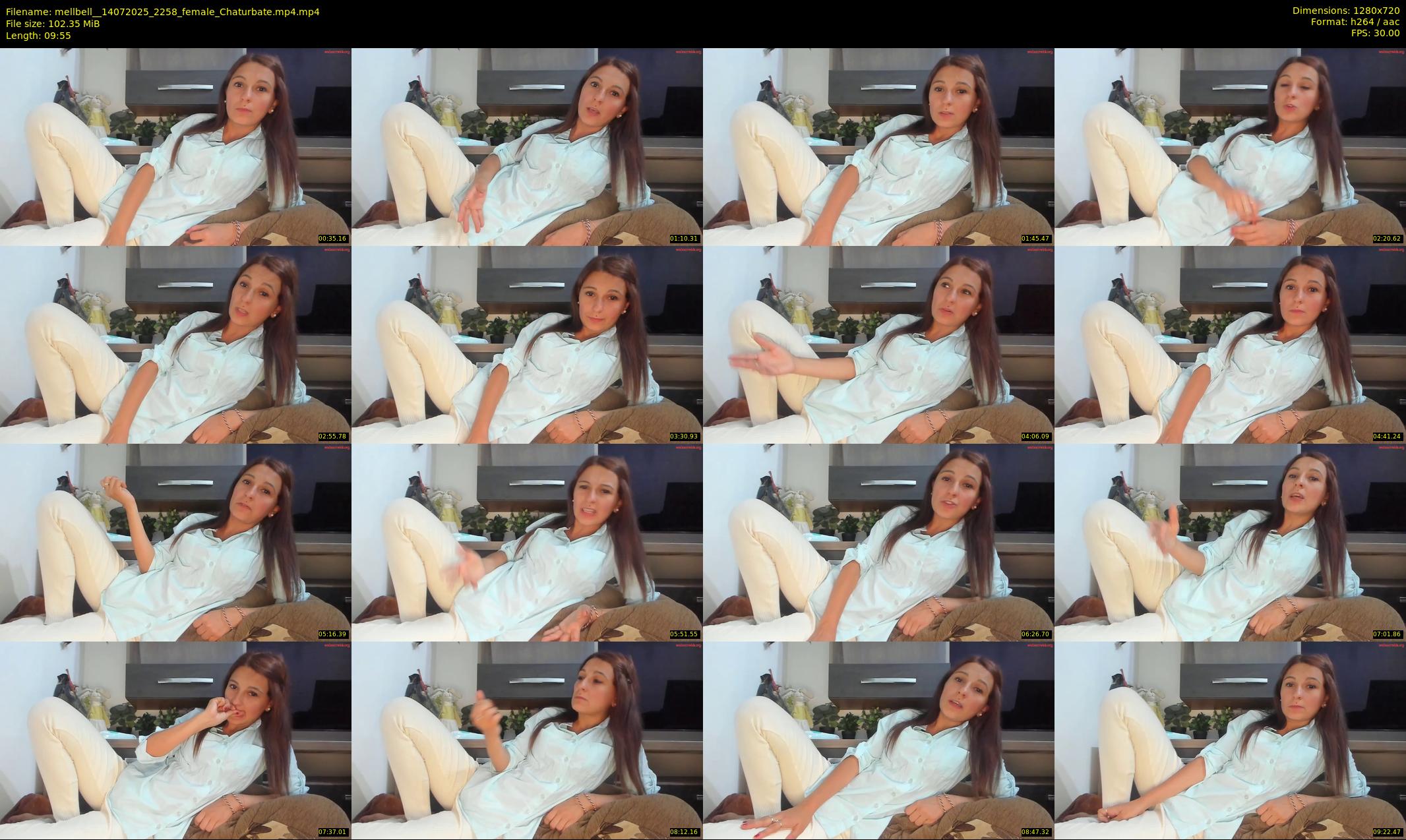 mellbell_ — 10 minute Chaturbate female cam show recording, 720p, Jul 14, 2025