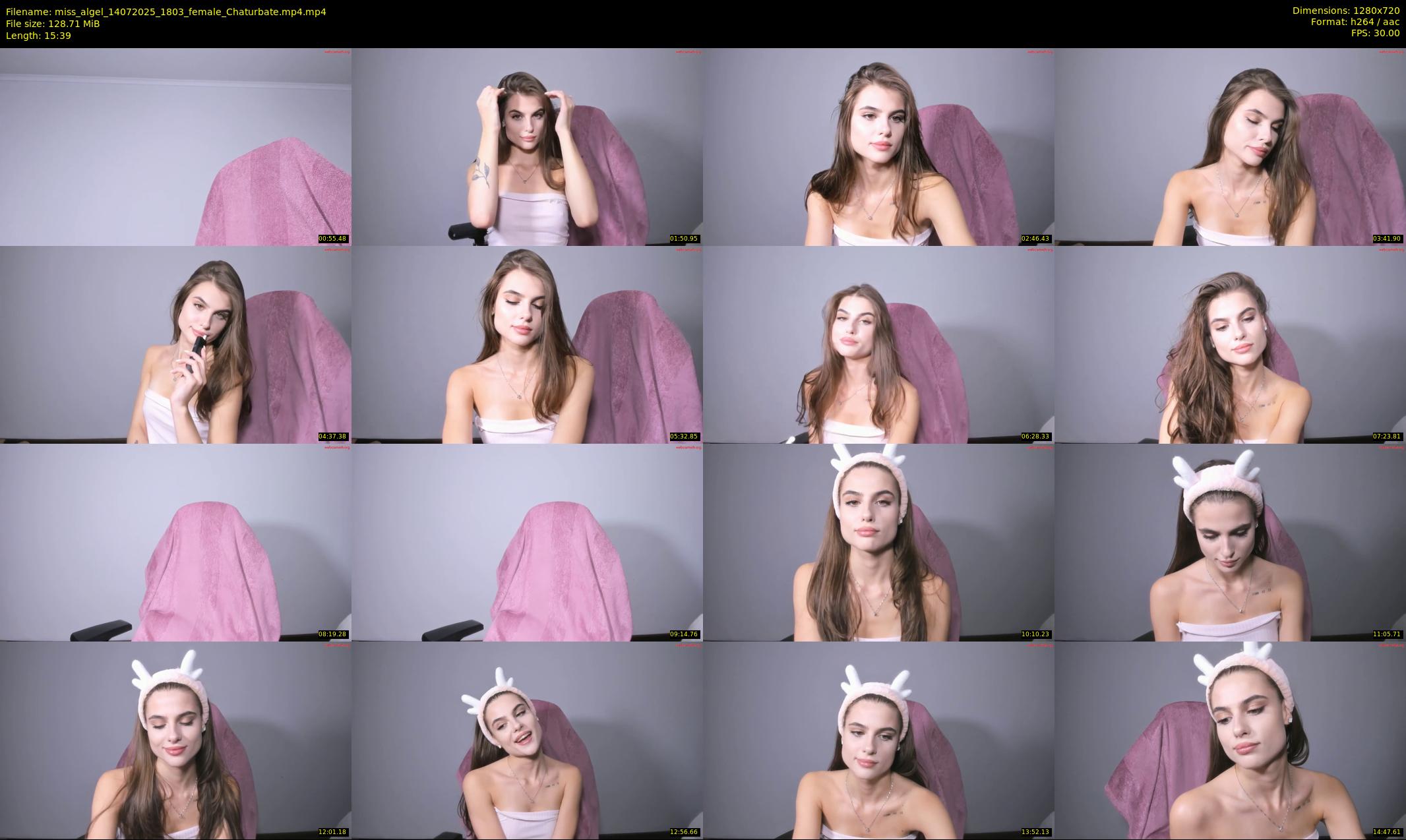 miss_algel — 16 minute Chaturbate female cam show recording, 720p, Jul 14, 2025