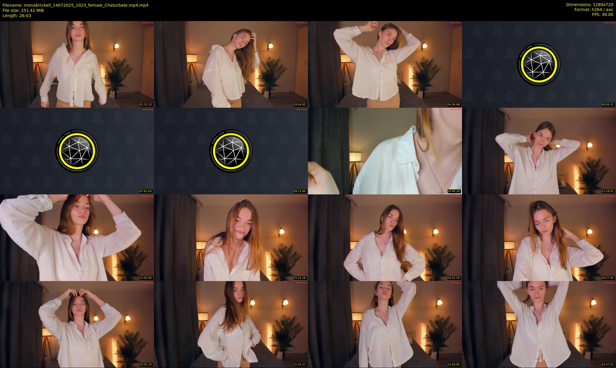 monabrickell — 27 minute Chaturbate female cam show recording, 720p, Jul 14, 2025