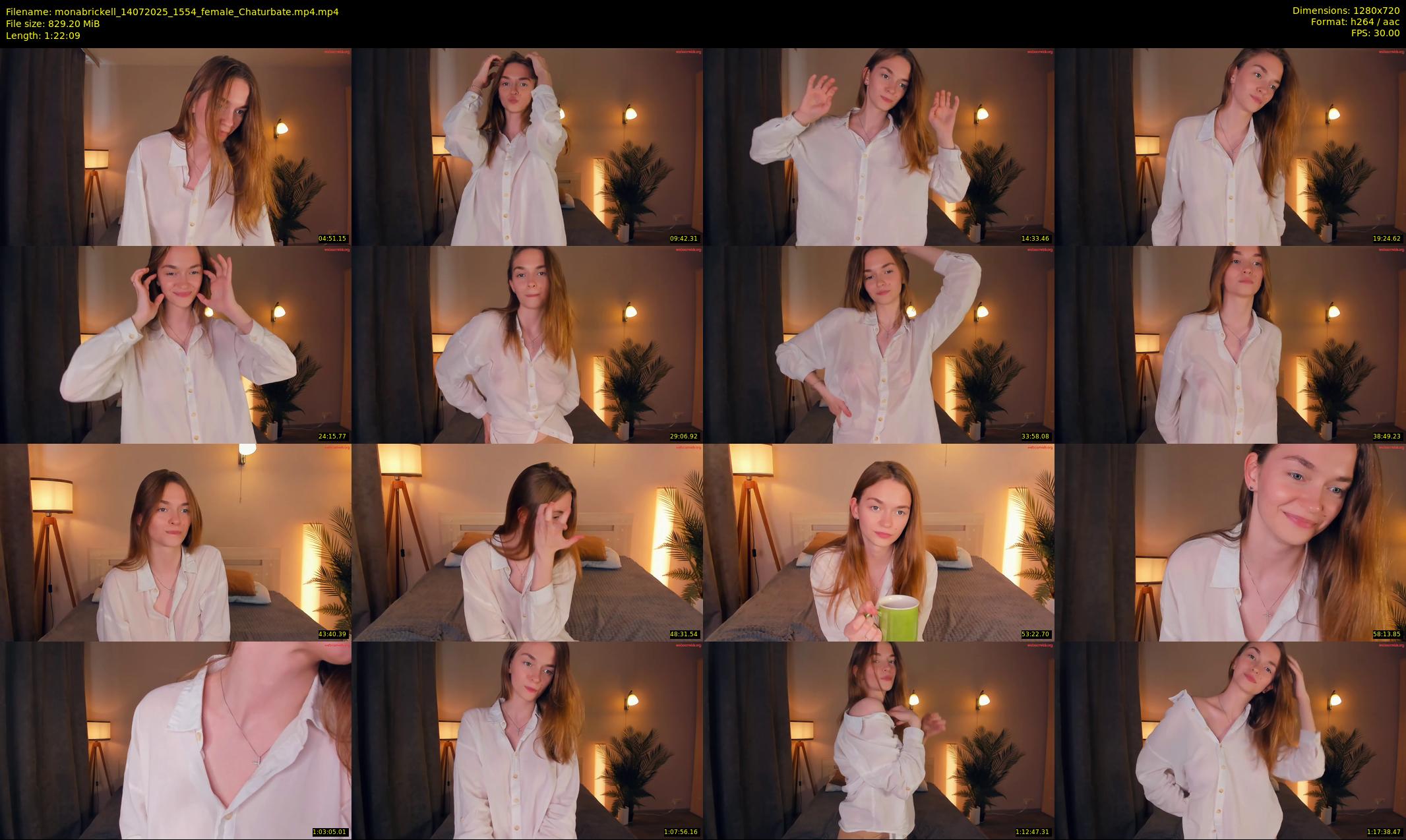 monabrickell — 83 minute Chaturbate female cam show recording, 720p, Jul 14, 2025