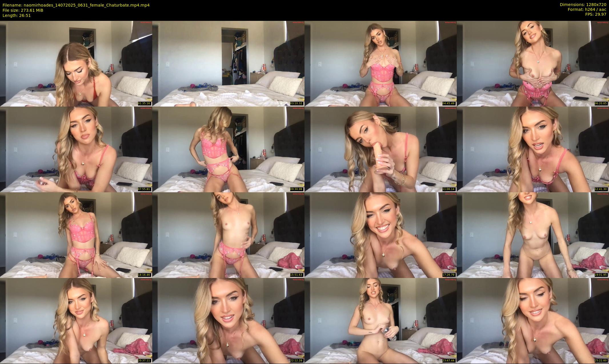naomirhoades — 27 minute Chaturbate female cam show recording, 720p, Jul 14, 2025