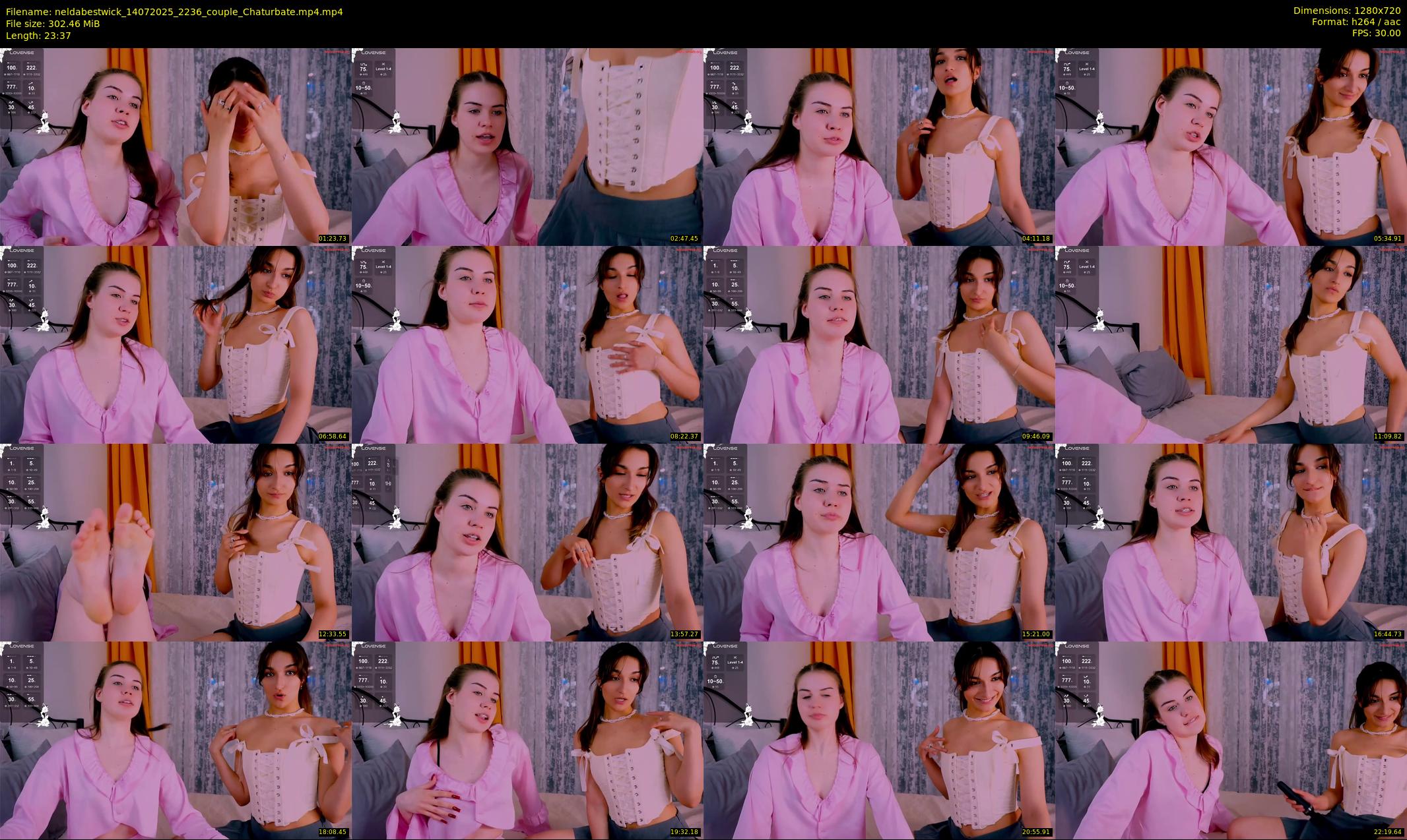 neldabestwick — 24 minute Chaturbate couple cam show recording, 720p, Jul 14, 2025