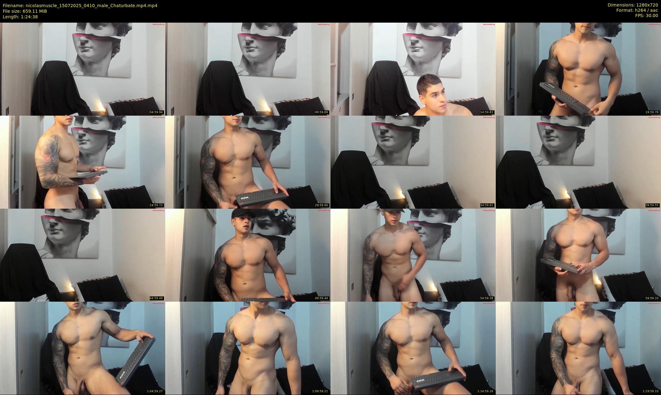 nicolasmuscle — 85 minute Chaturbate male cam show recording, 720p, Jul 15, 2025