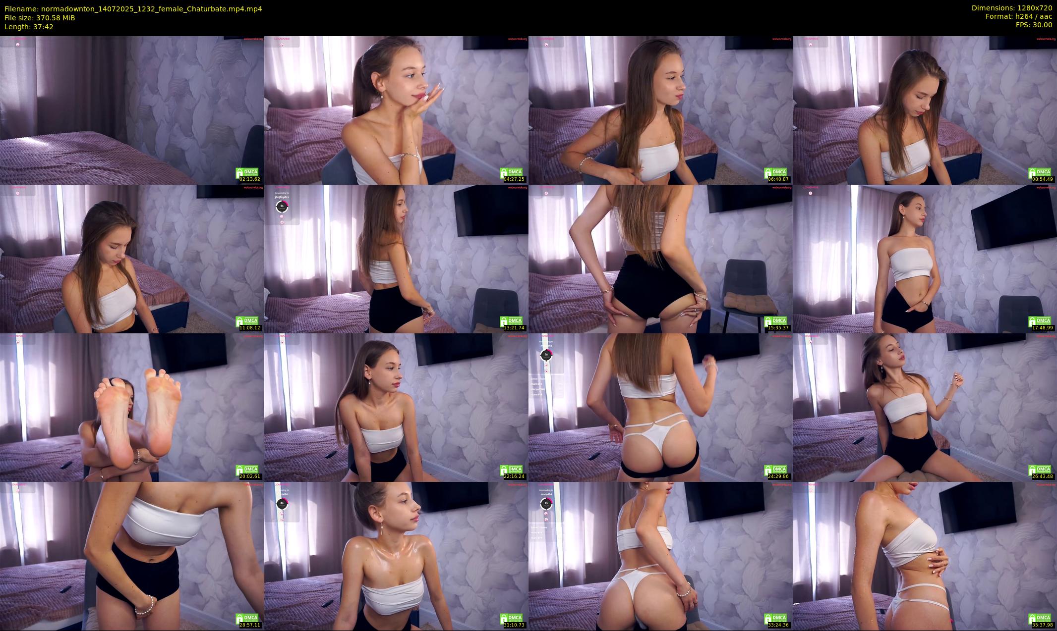 normadownton — 38 minute Chaturbate female cam show recording, 720p, Jul 14, 2025