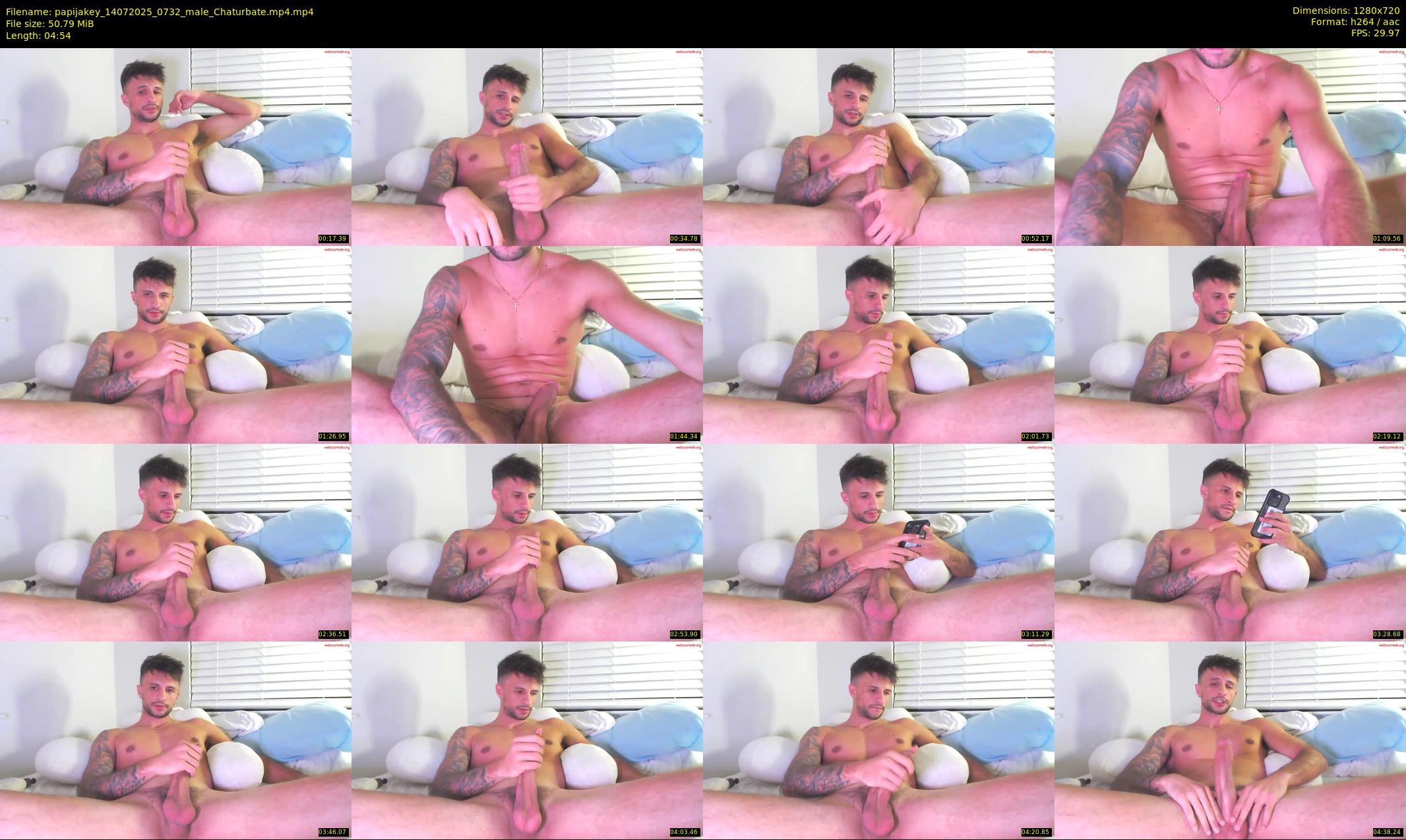 papijakey — 5 minute Chaturbate male cam show recording, 720p, Jul 14, 2025