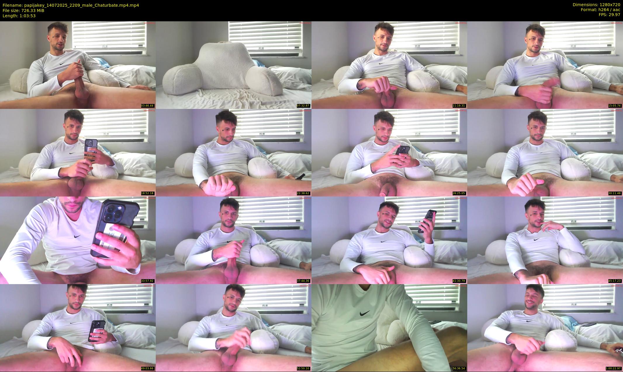 papijakey — 64 minute Chaturbate male cam show recording, 720p, Jul 14, 2025