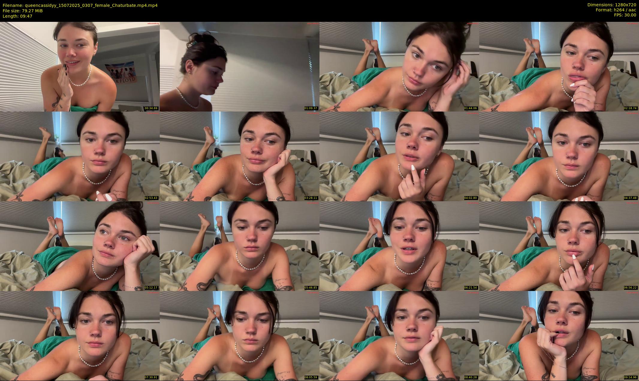queencassidyy — 10 minute Chaturbate female cam show recording, 720p, Jul 15, 2025