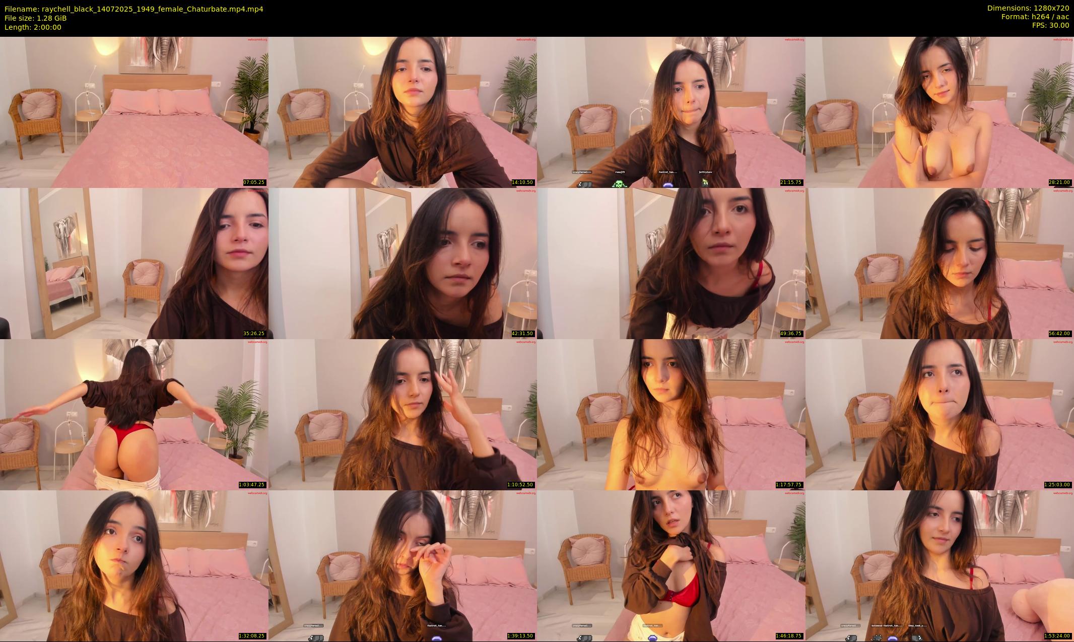 raychell_black — 120 minute Chaturbate female cam show recording, 720p, Jul 14, 2025