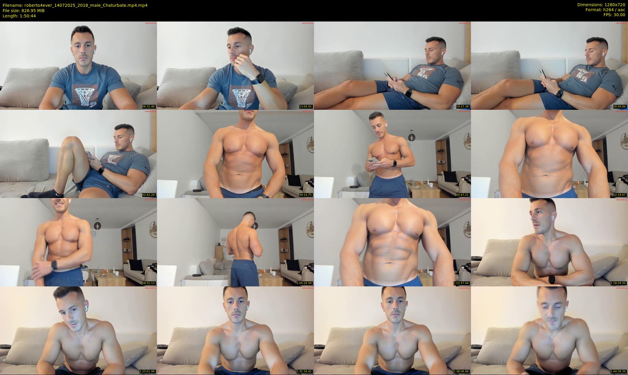 roberto4ever — 111 minute Chaturbate male cam show recording, 720p, Jul 14, 2025