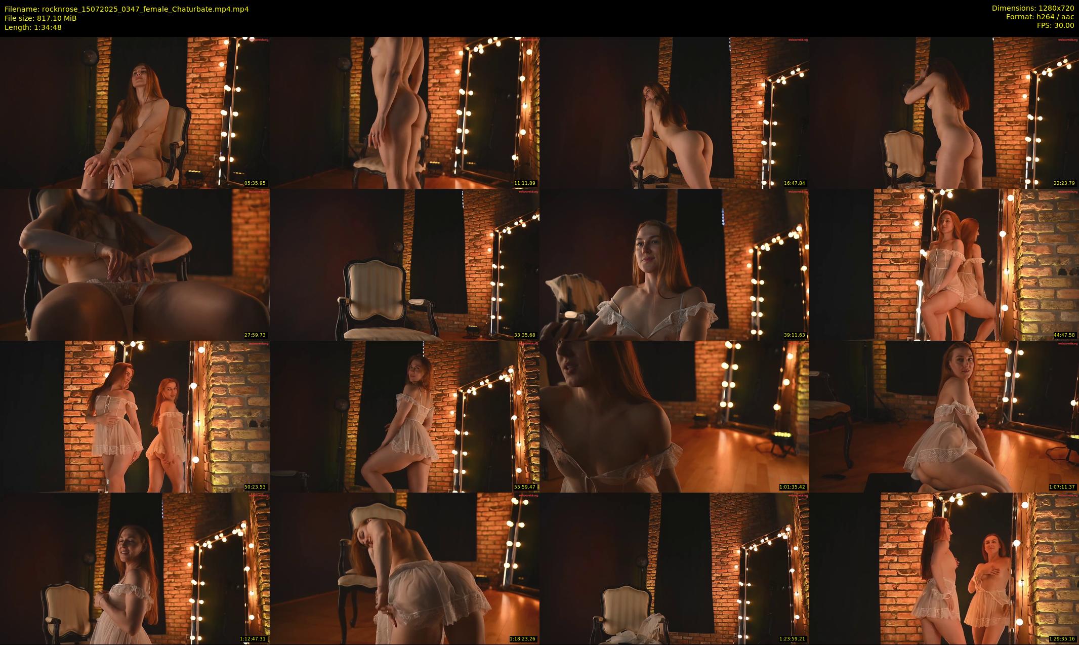 rocknrose — 95 minute Chaturbate female cam show recording, 720p, Jul 15, 2025