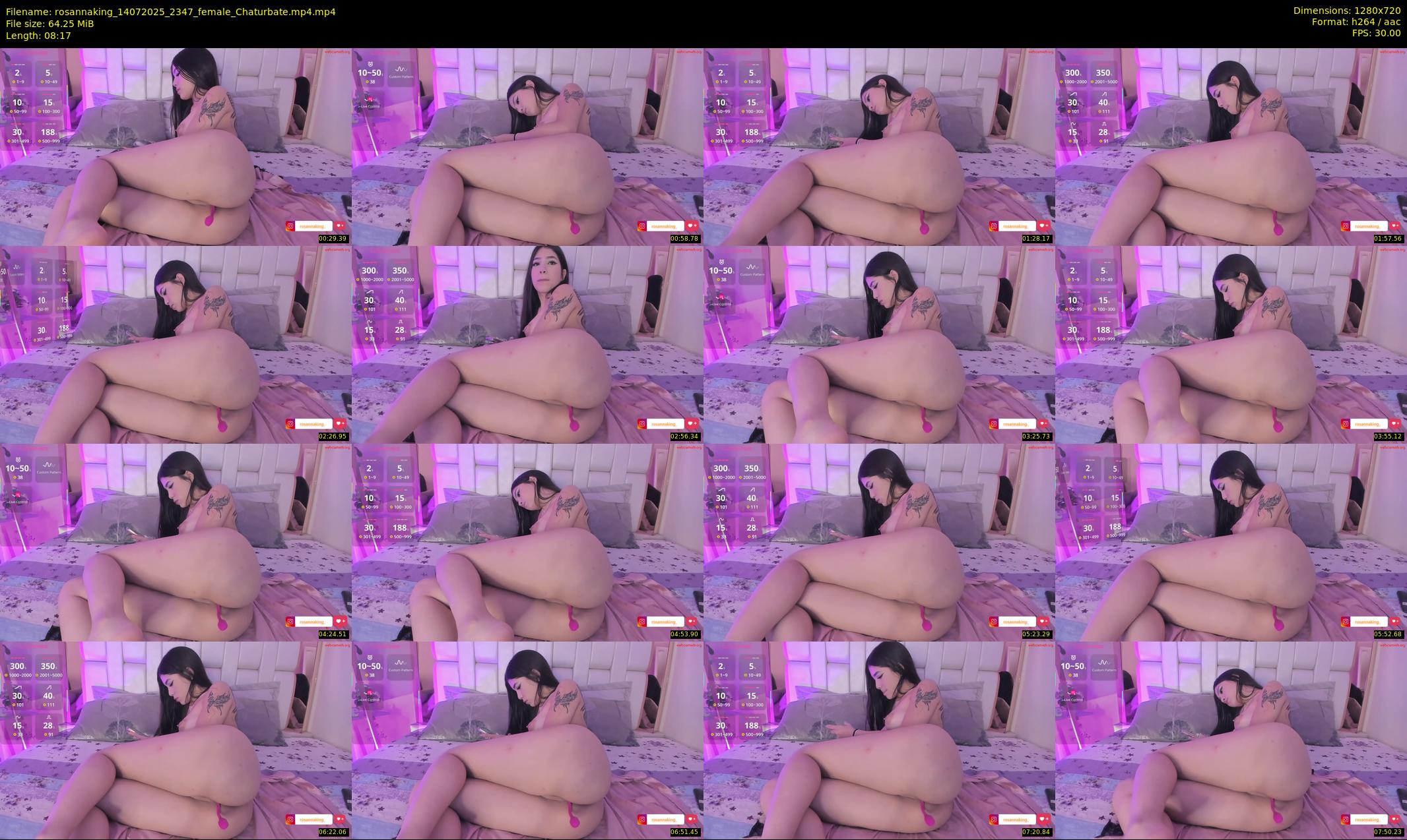 rosannaking — 9 minute Chaturbate female cam show recording, 720p, Jul 14, 2025