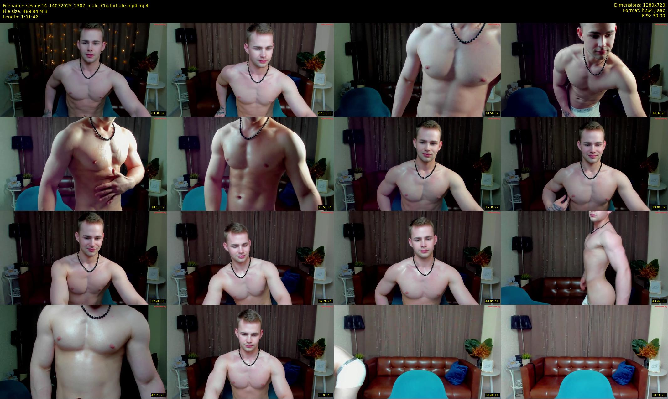 sevans14 — 62 minute Chaturbate male cam show recording, 720p, Jul 14, 2025