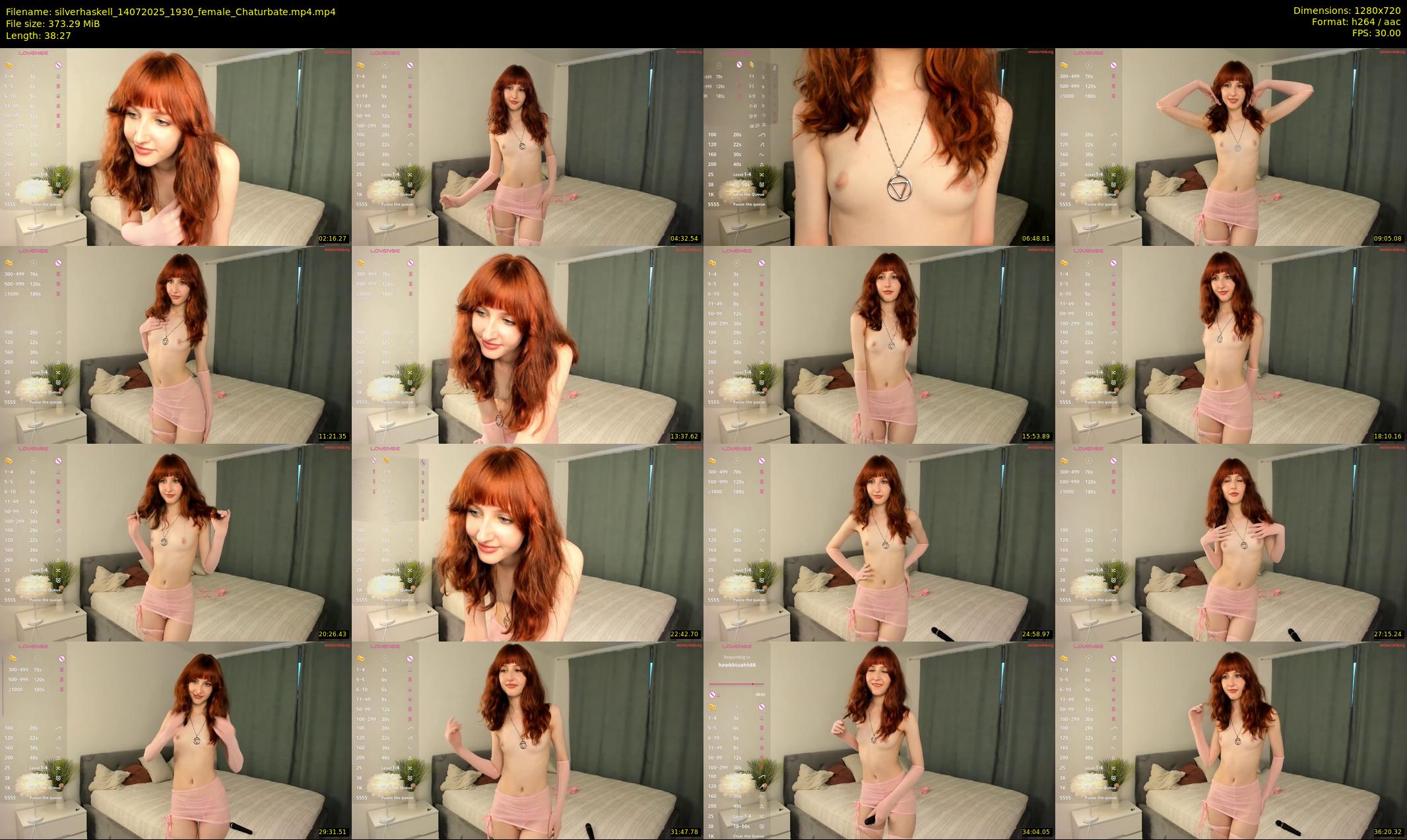 silverhaskell — 39 minute Chaturbate female cam show recording, 720p, Jul 14, 2025